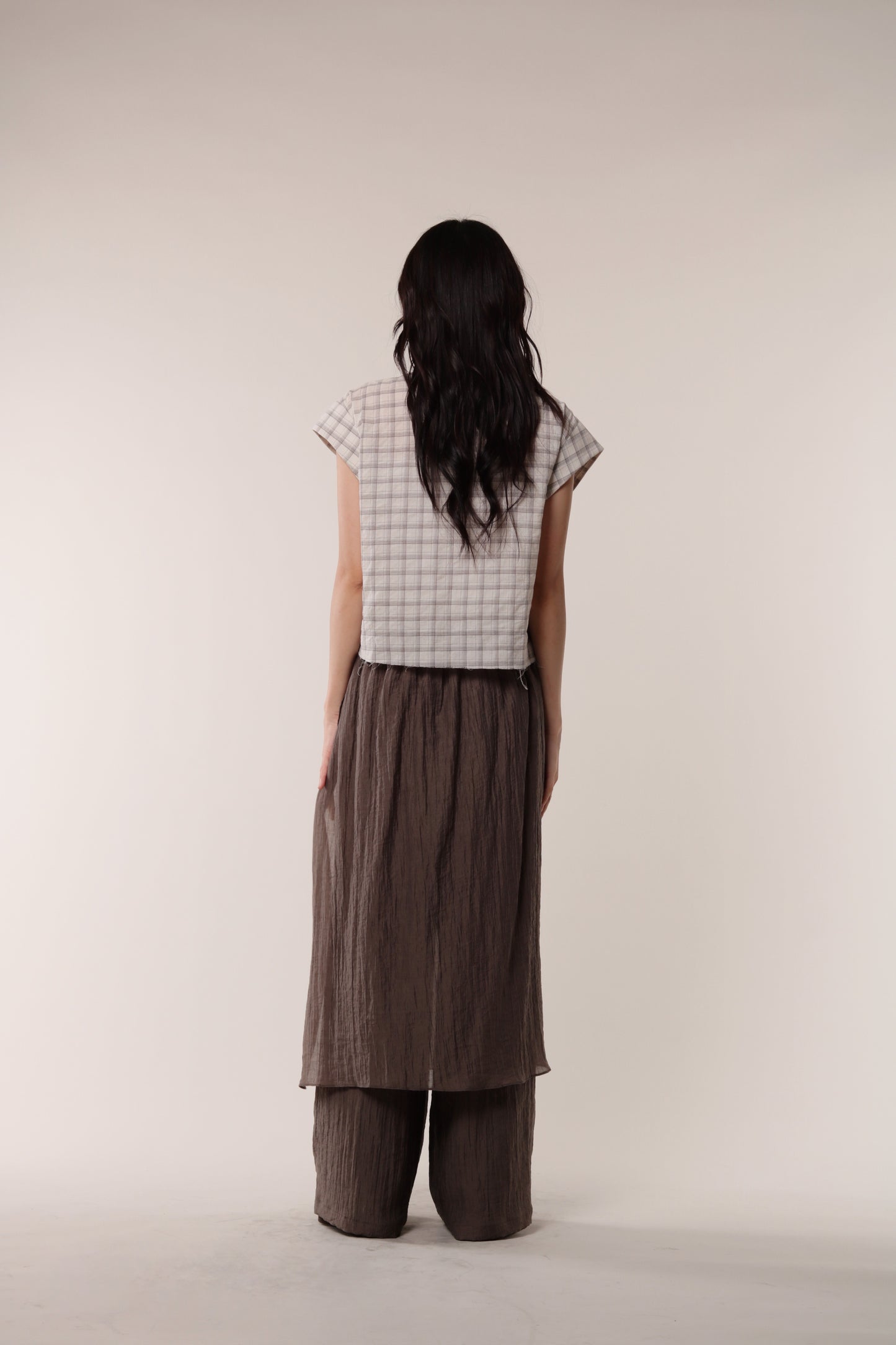 Layered Pants (Brown)