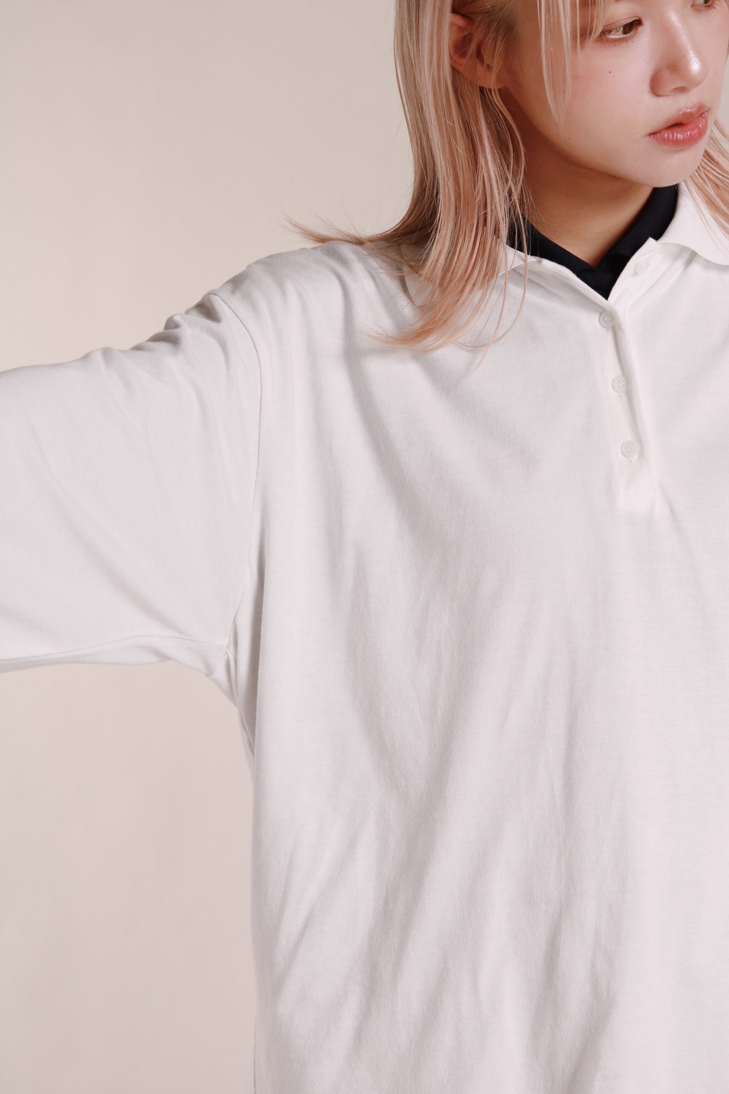 Autumn Polo Top (White)