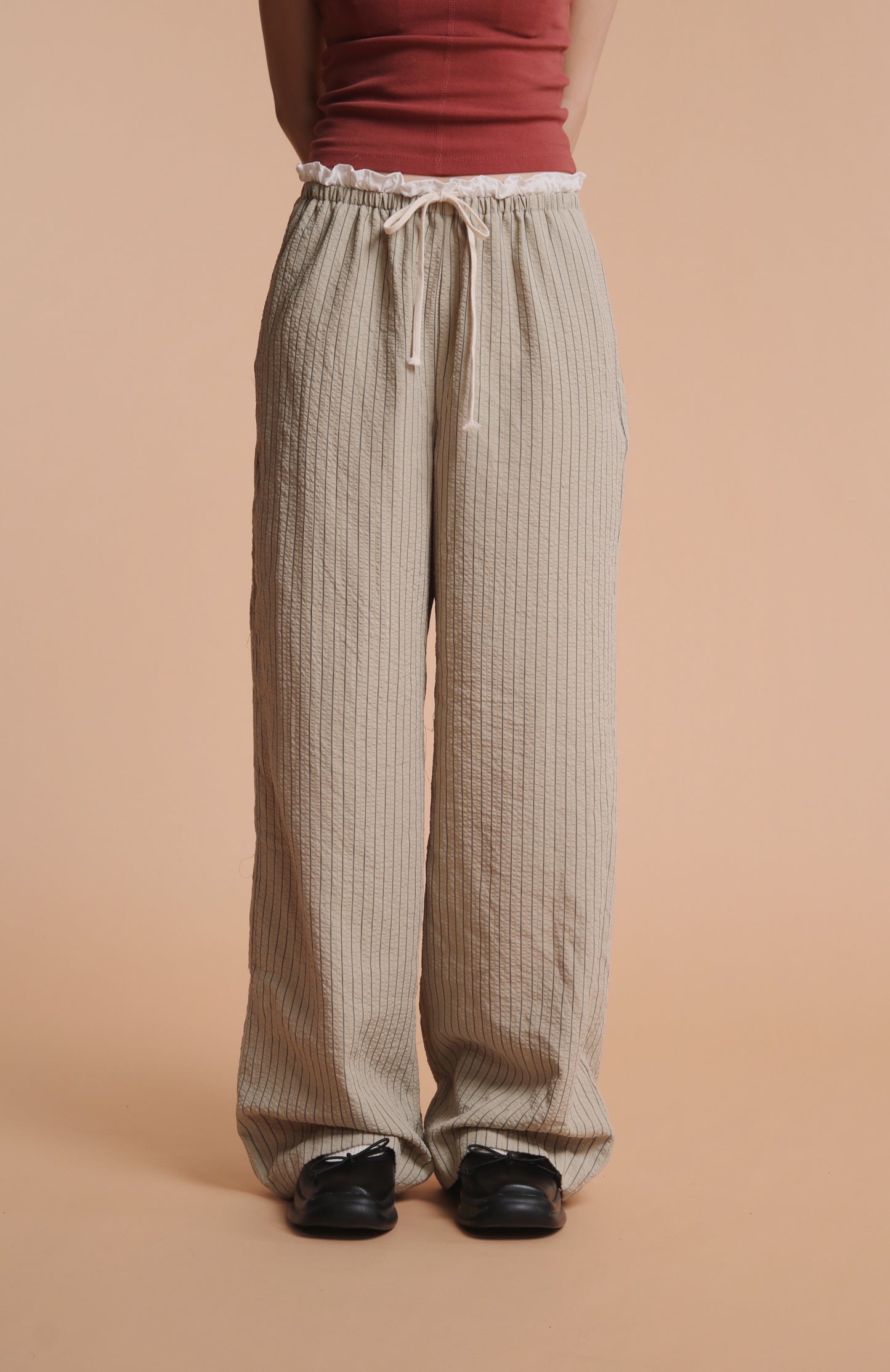Striped Lazy Pants (Green)