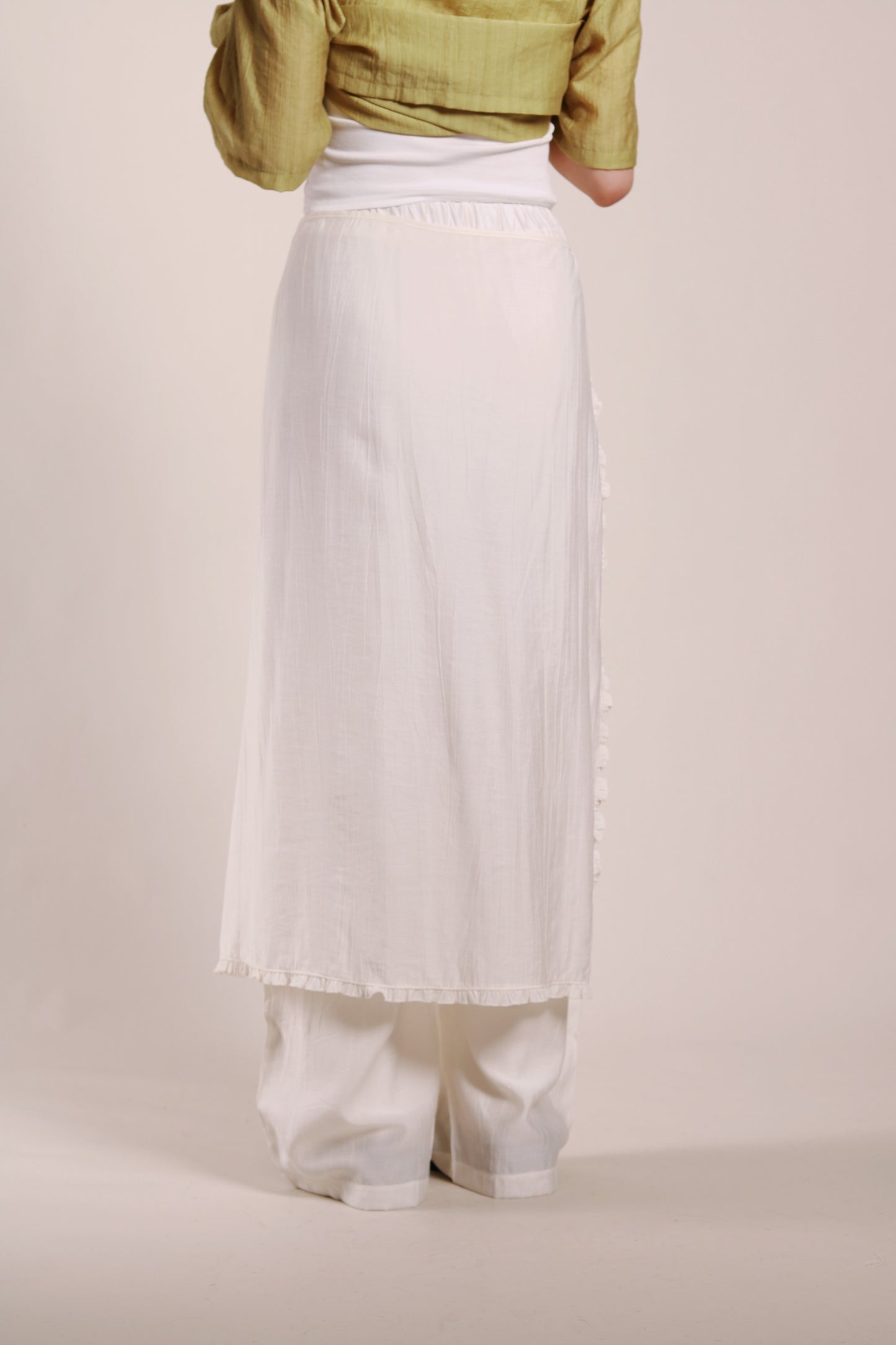 Wanda Layered Pants (Ivory)