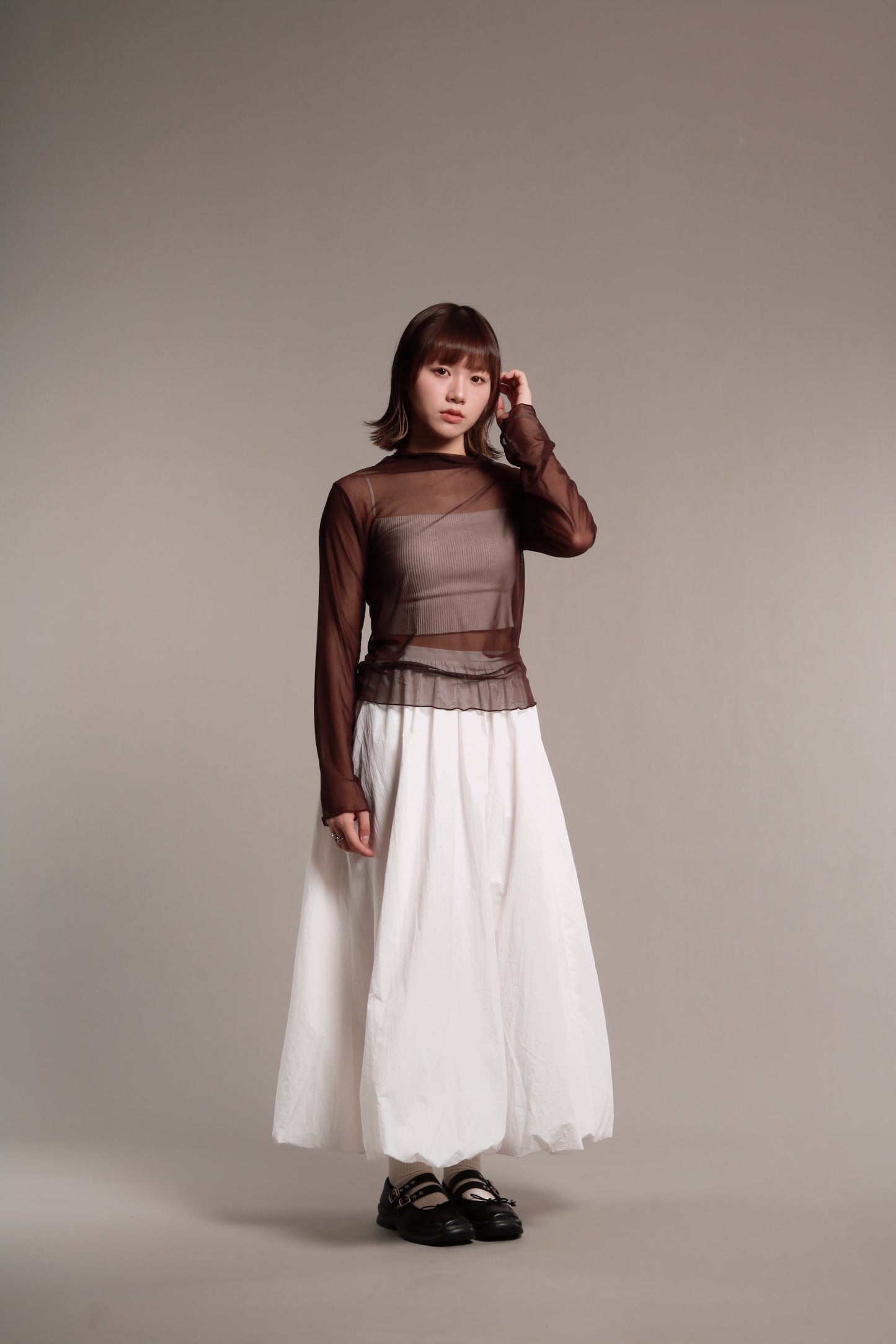 Bubble Skirt (White)