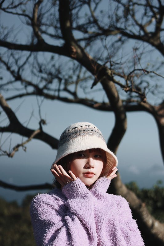 Snow Bucket Hat (Ivory)