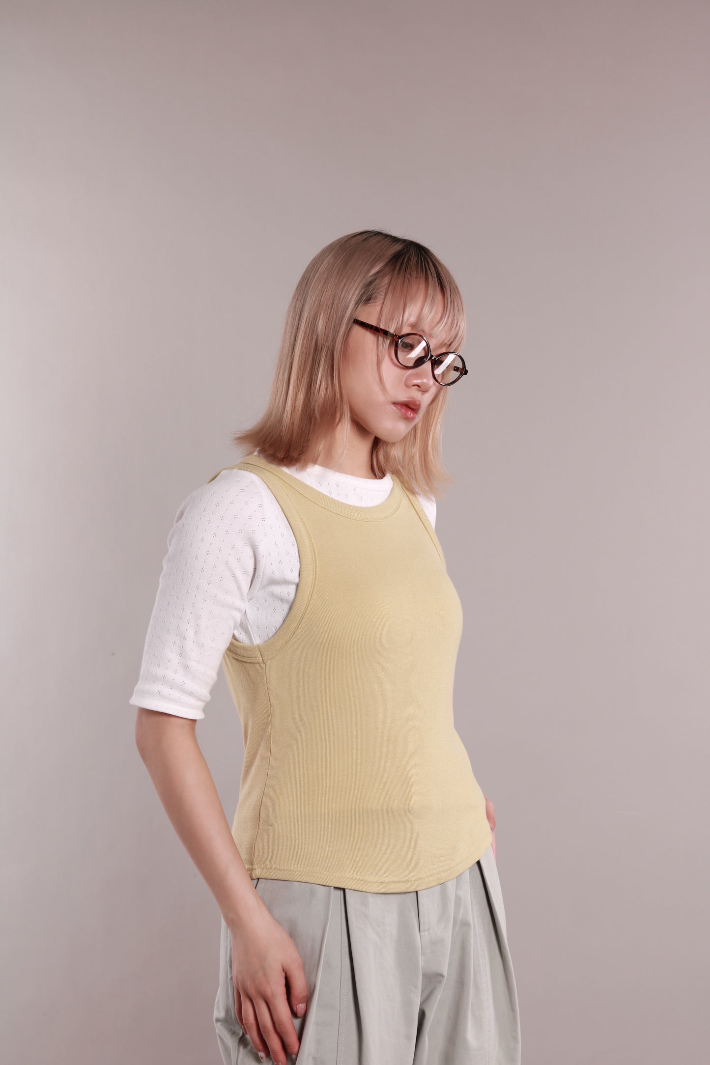 Slim Tank Top (Olive)