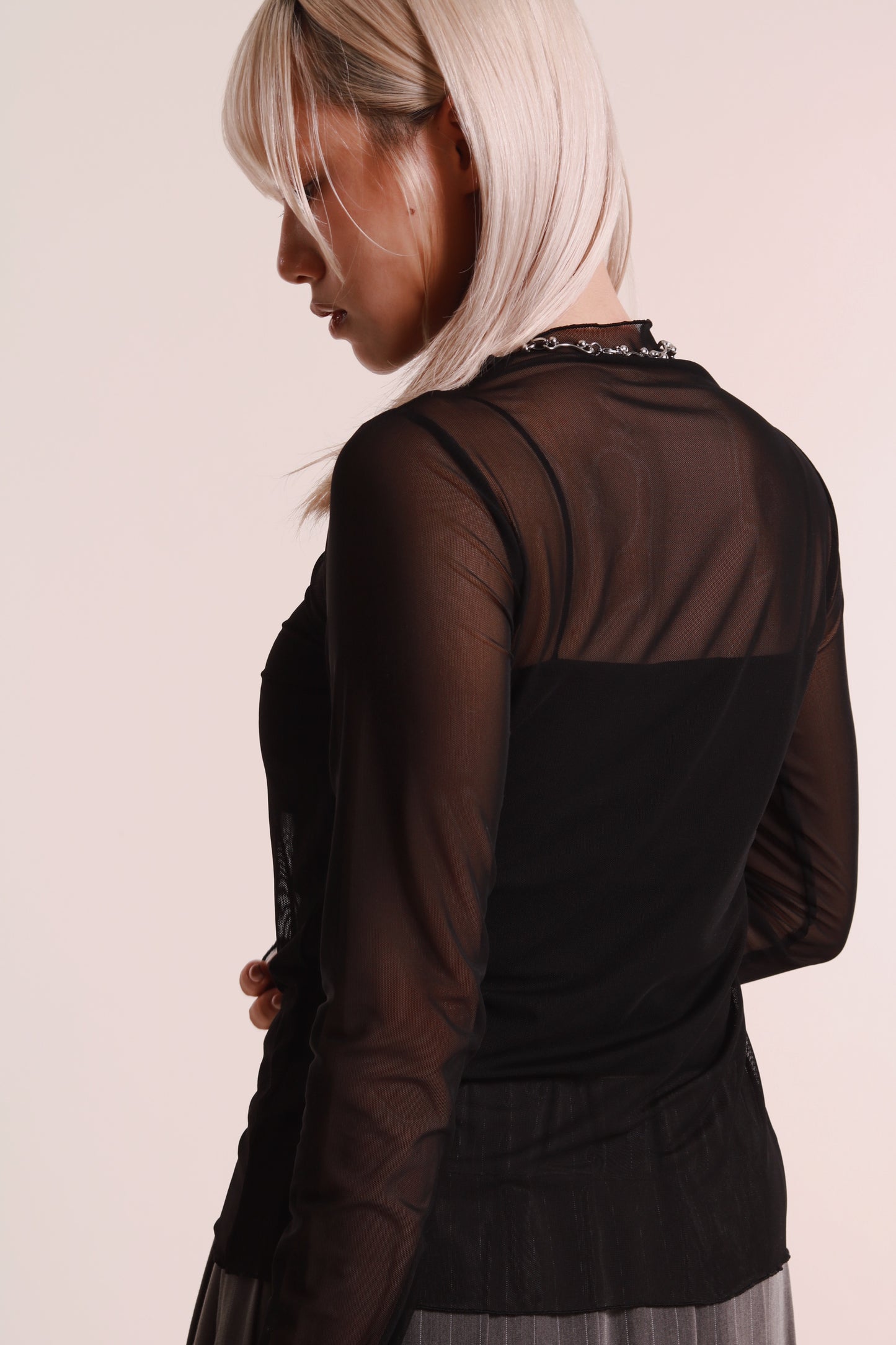 Daily See Through Top (Black)