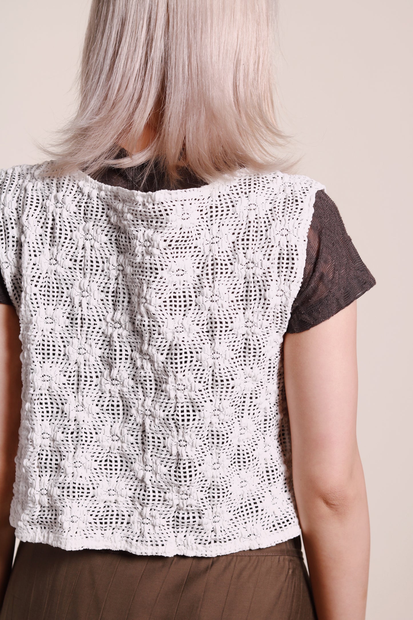 Woven Vest (White)