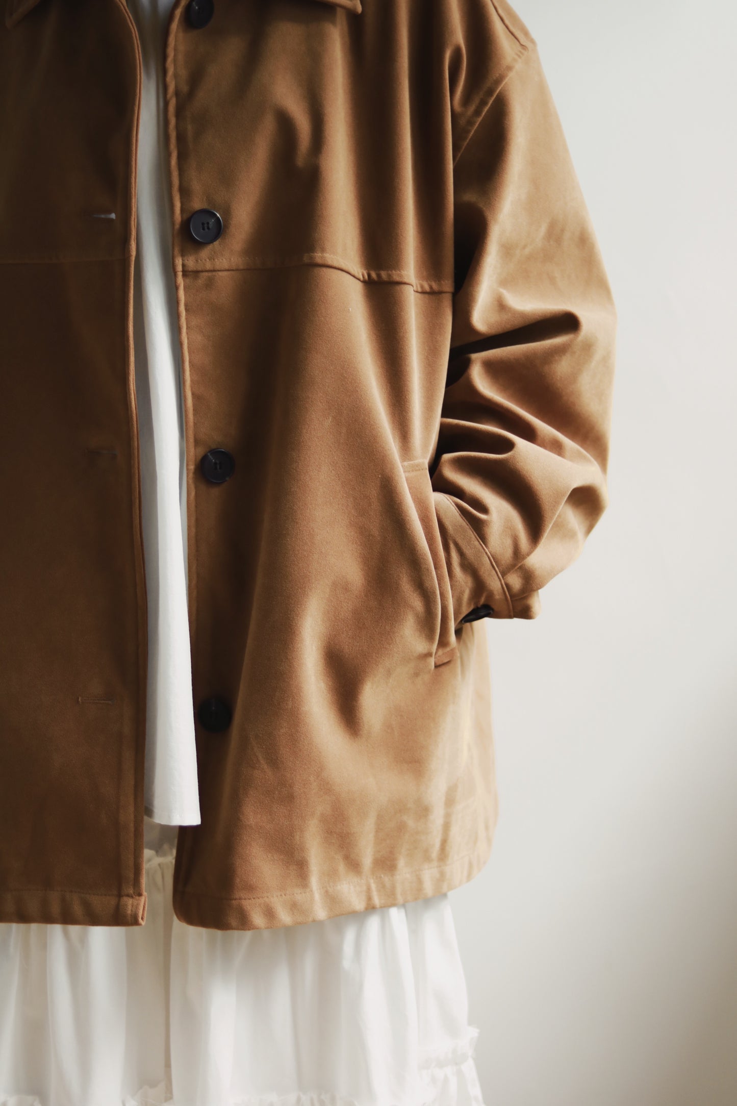 Suede Jacket (Sand)