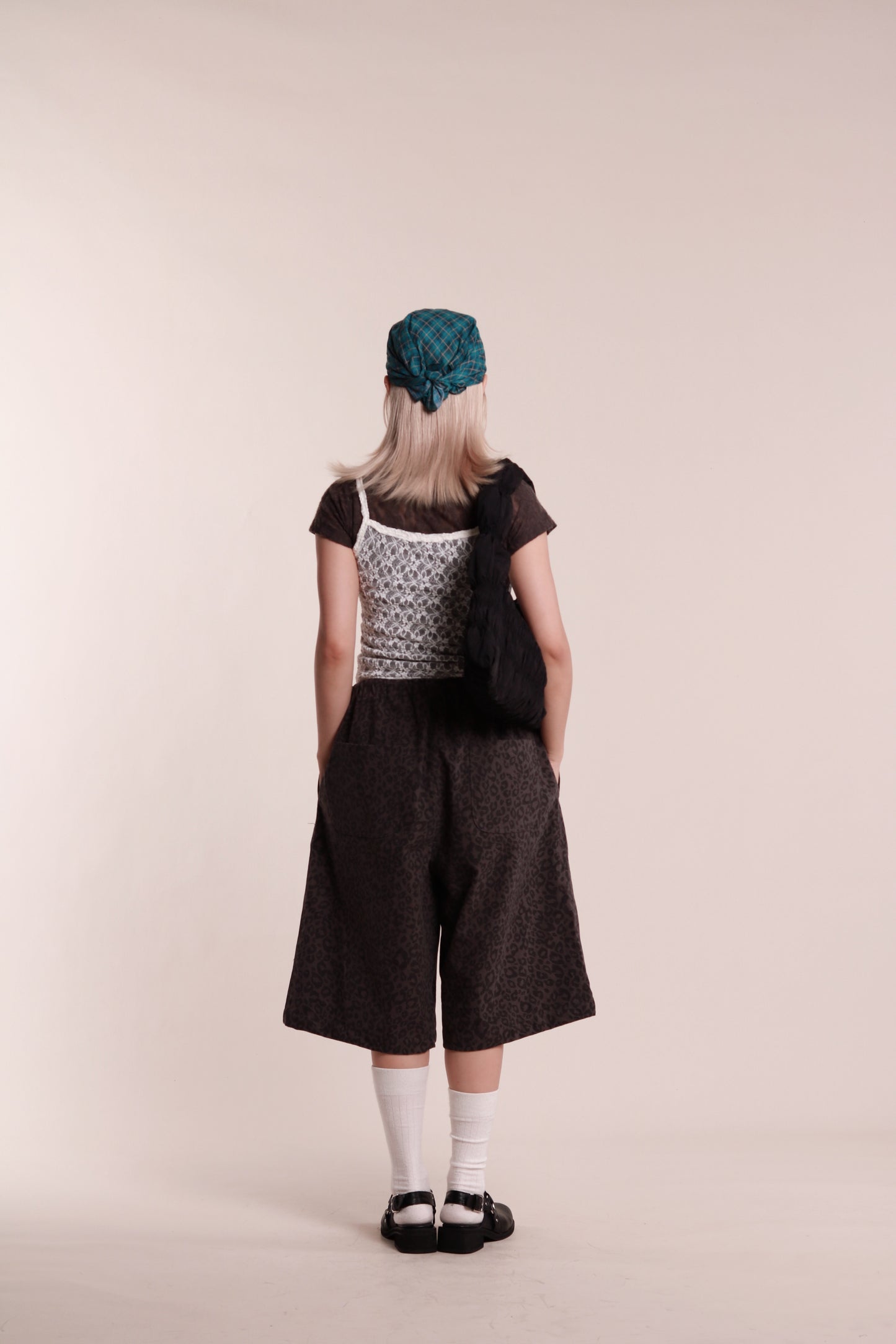 Mesh Sleeveless Top (White)