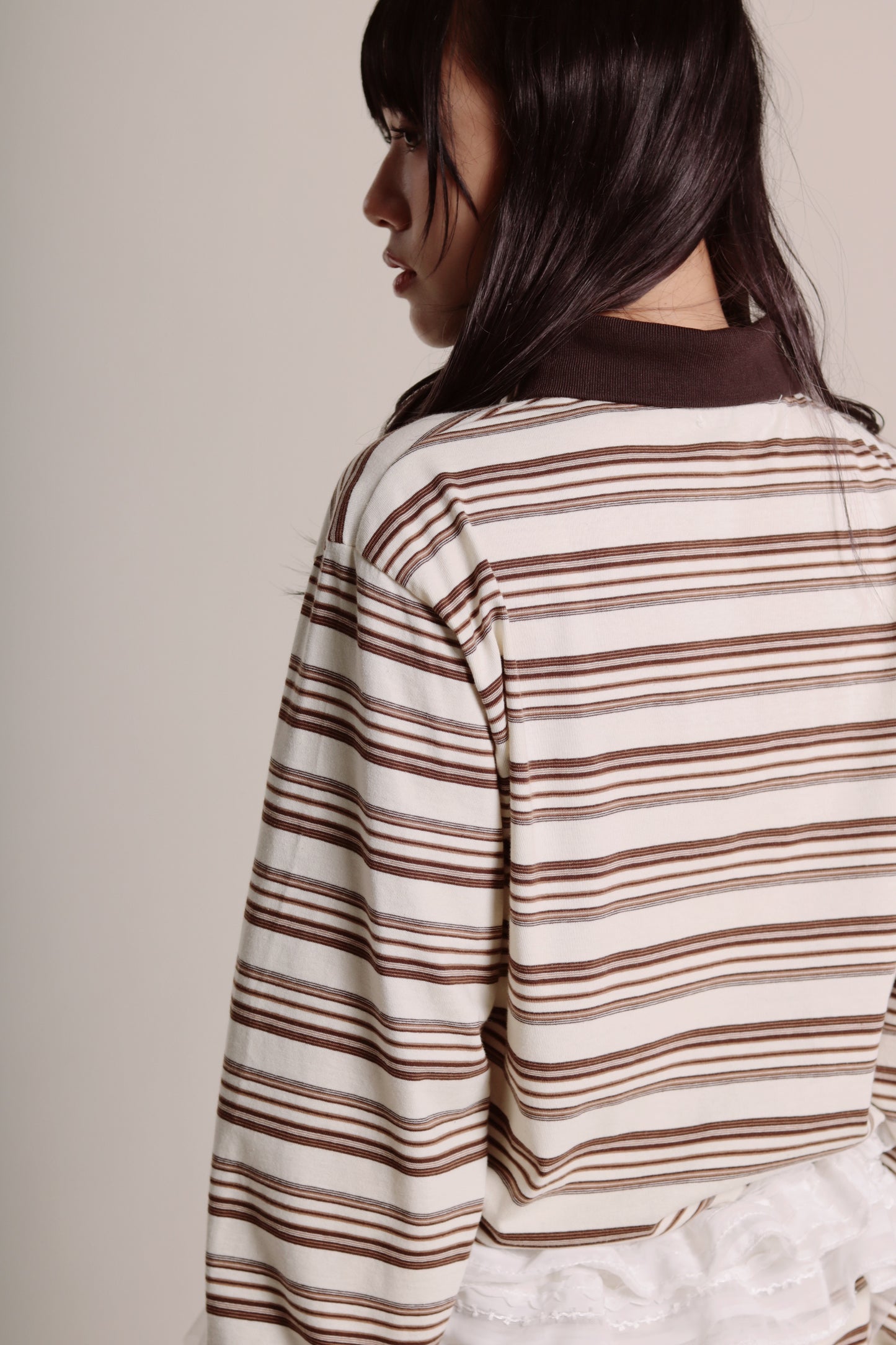 Striped Top (Brown)