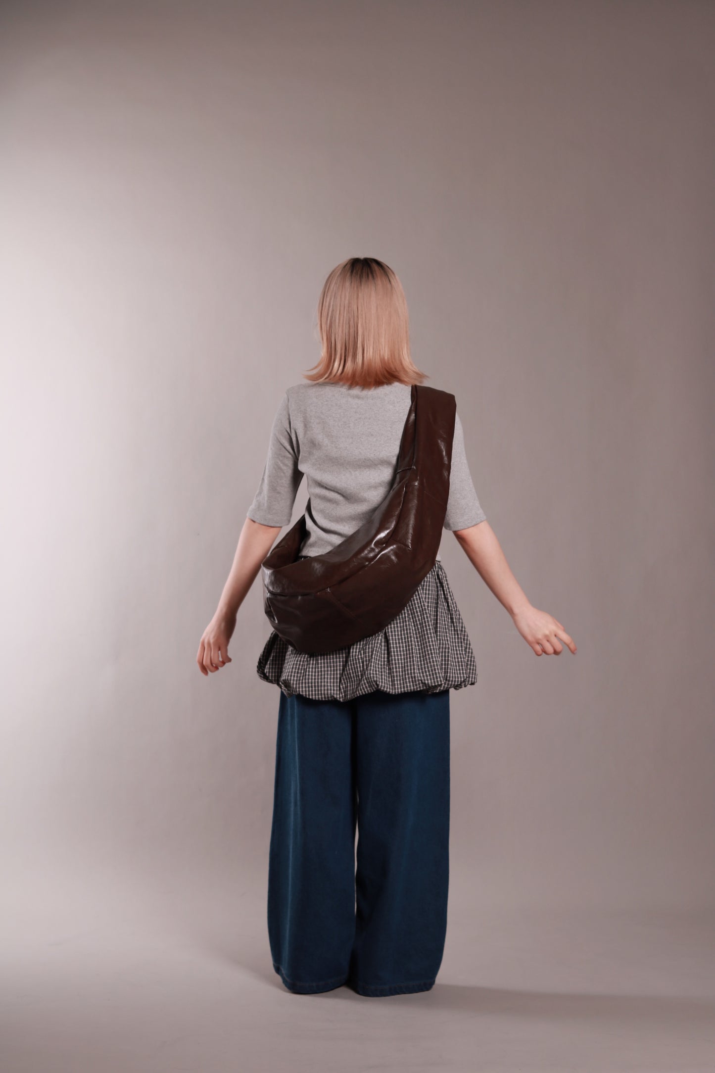 Messy Luna Bag (Black/Brown)