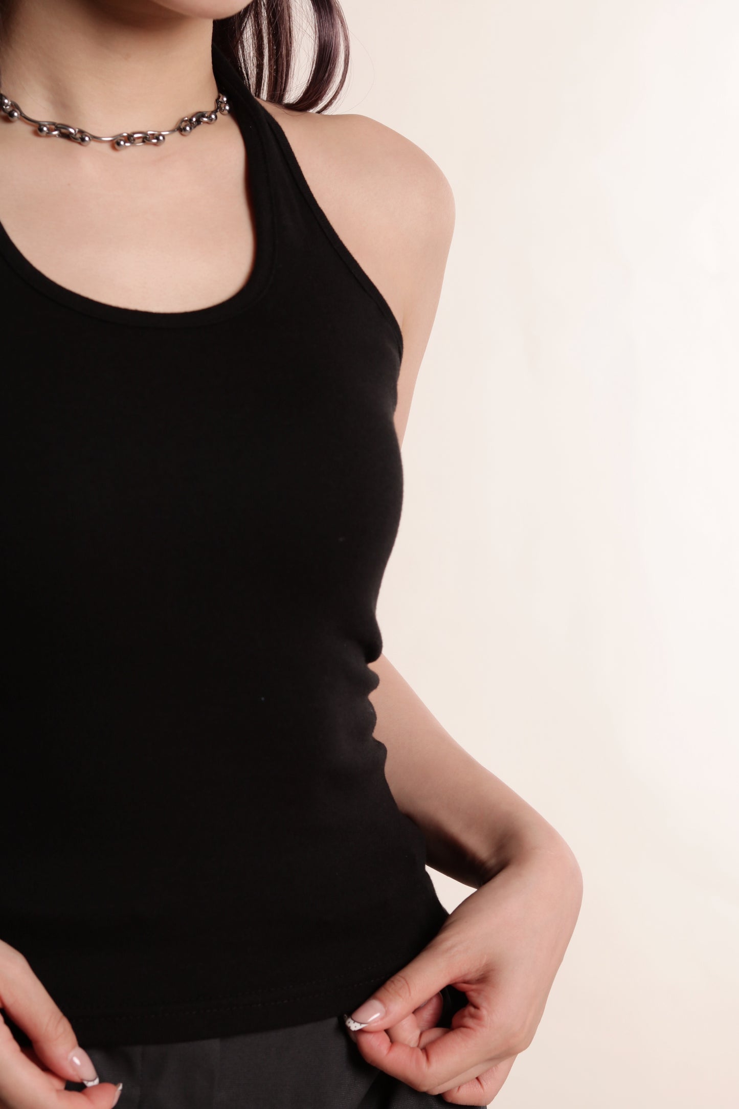 Halter Bra Top (Black)