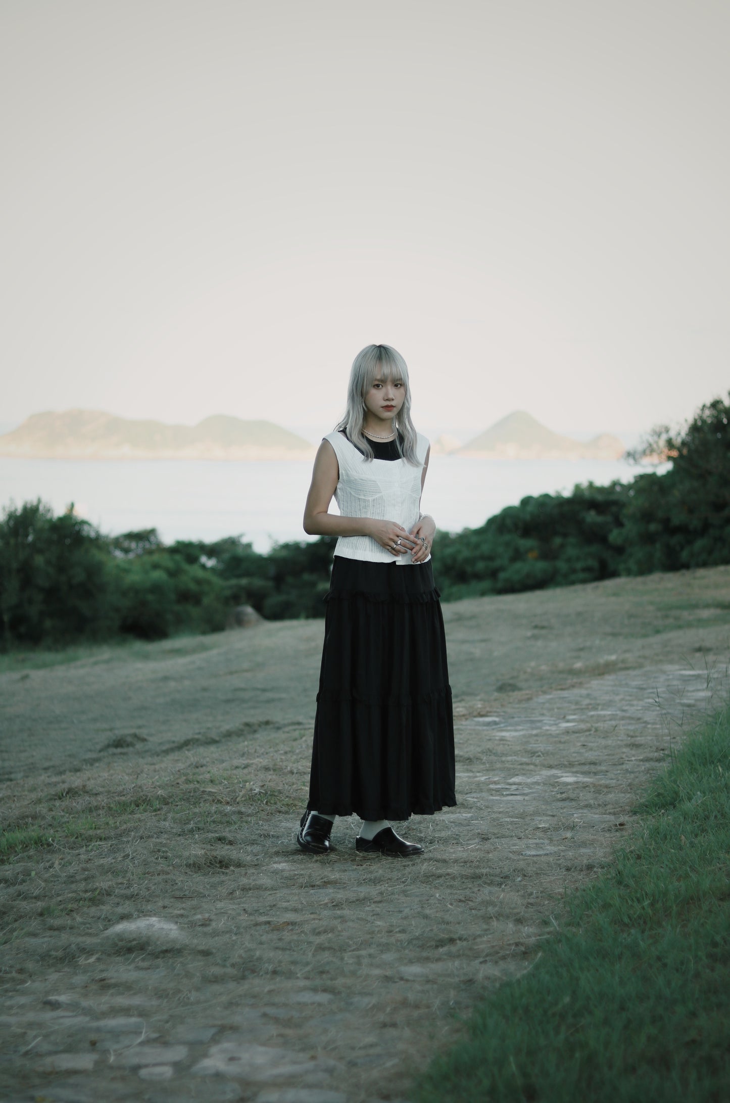 Ruffle Skirt (Black)