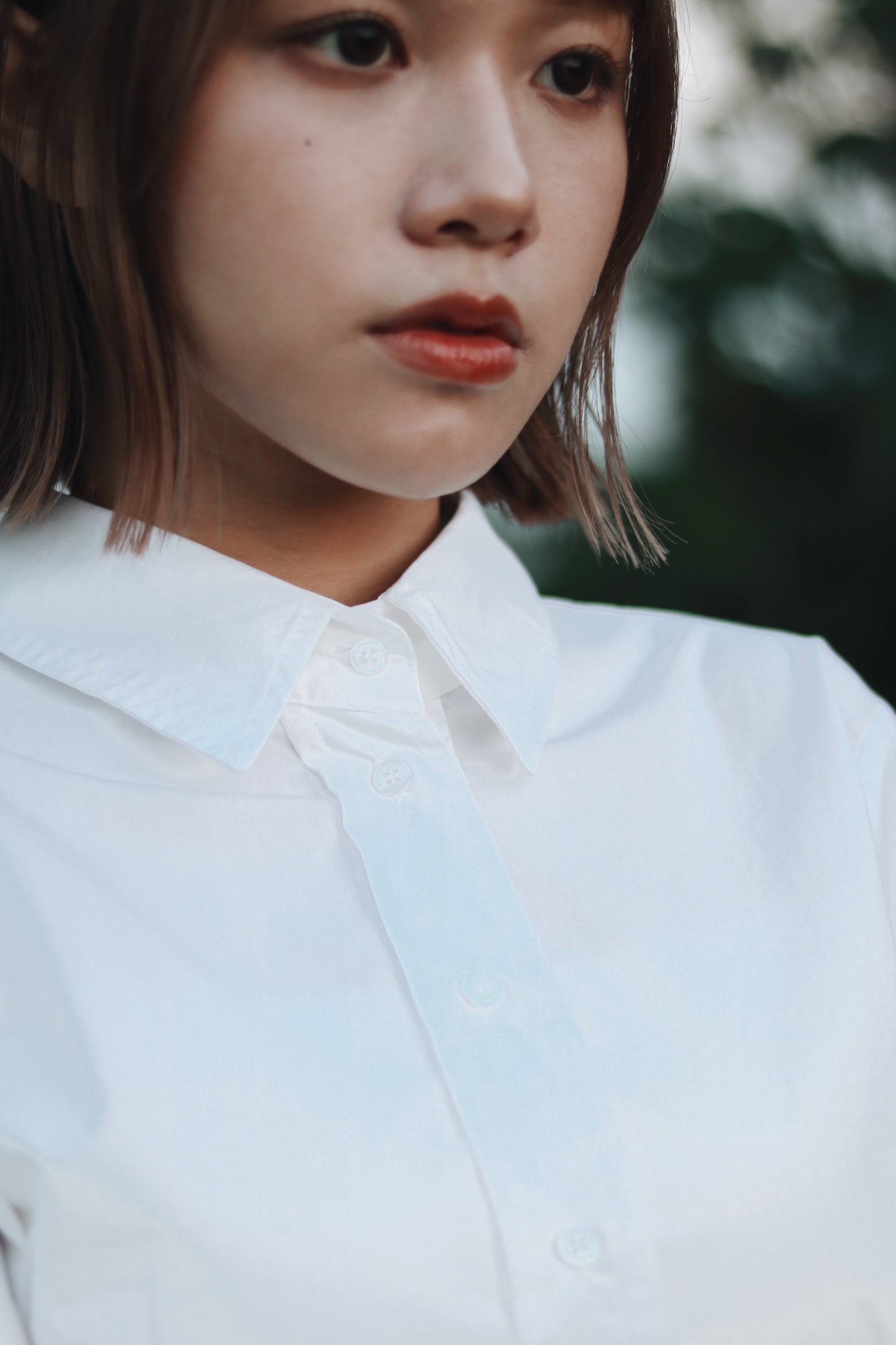 Cropped Shirt (White)