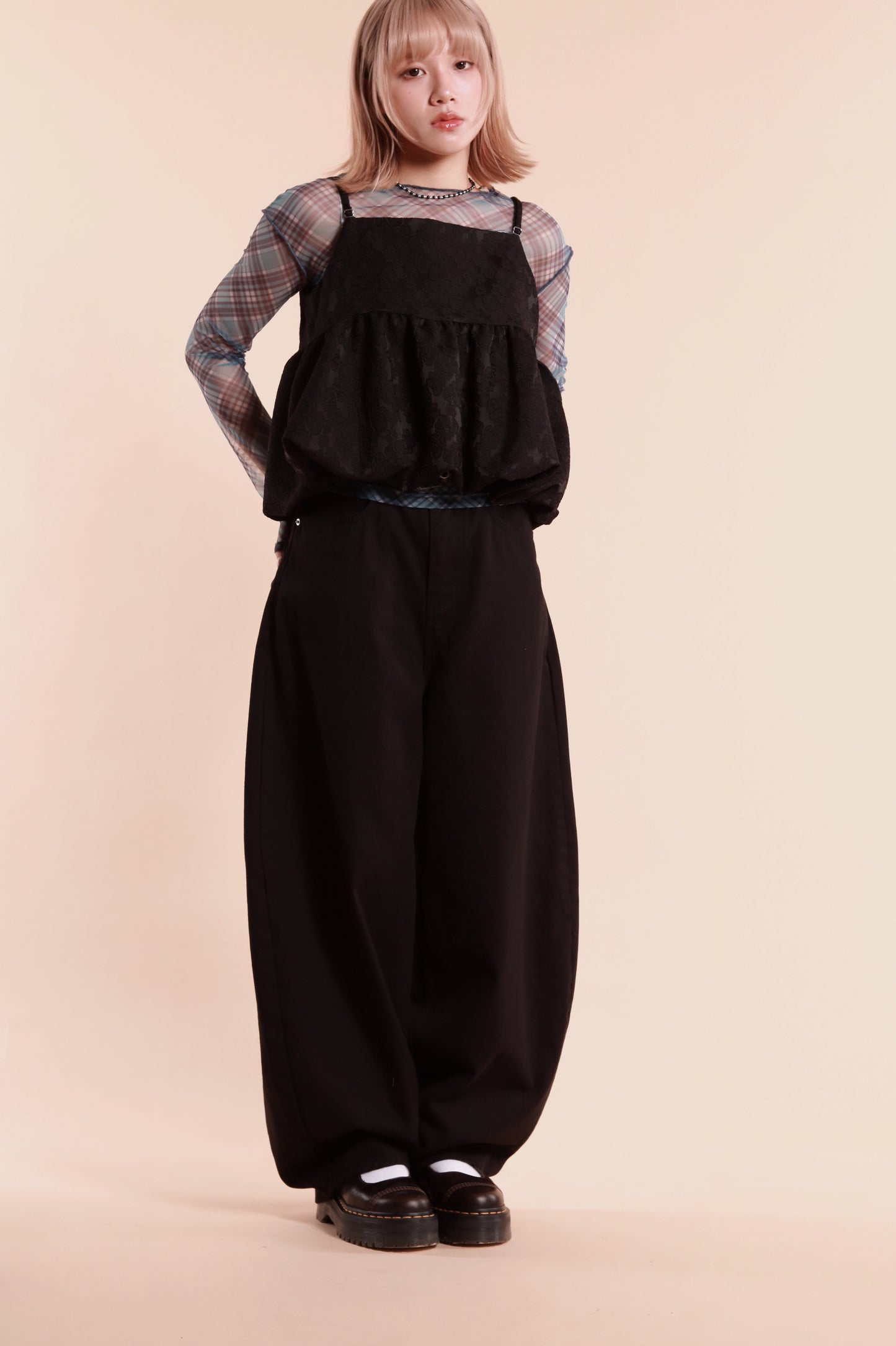 Ribbon Jeans (Black)