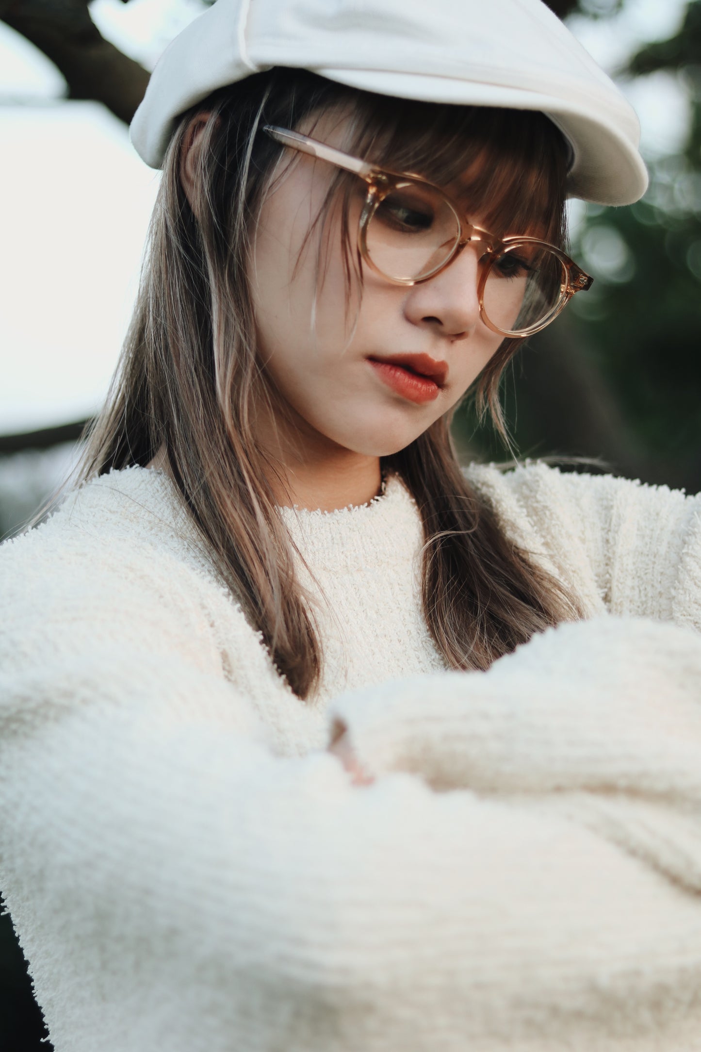 Oversized Knit Top (Butter)