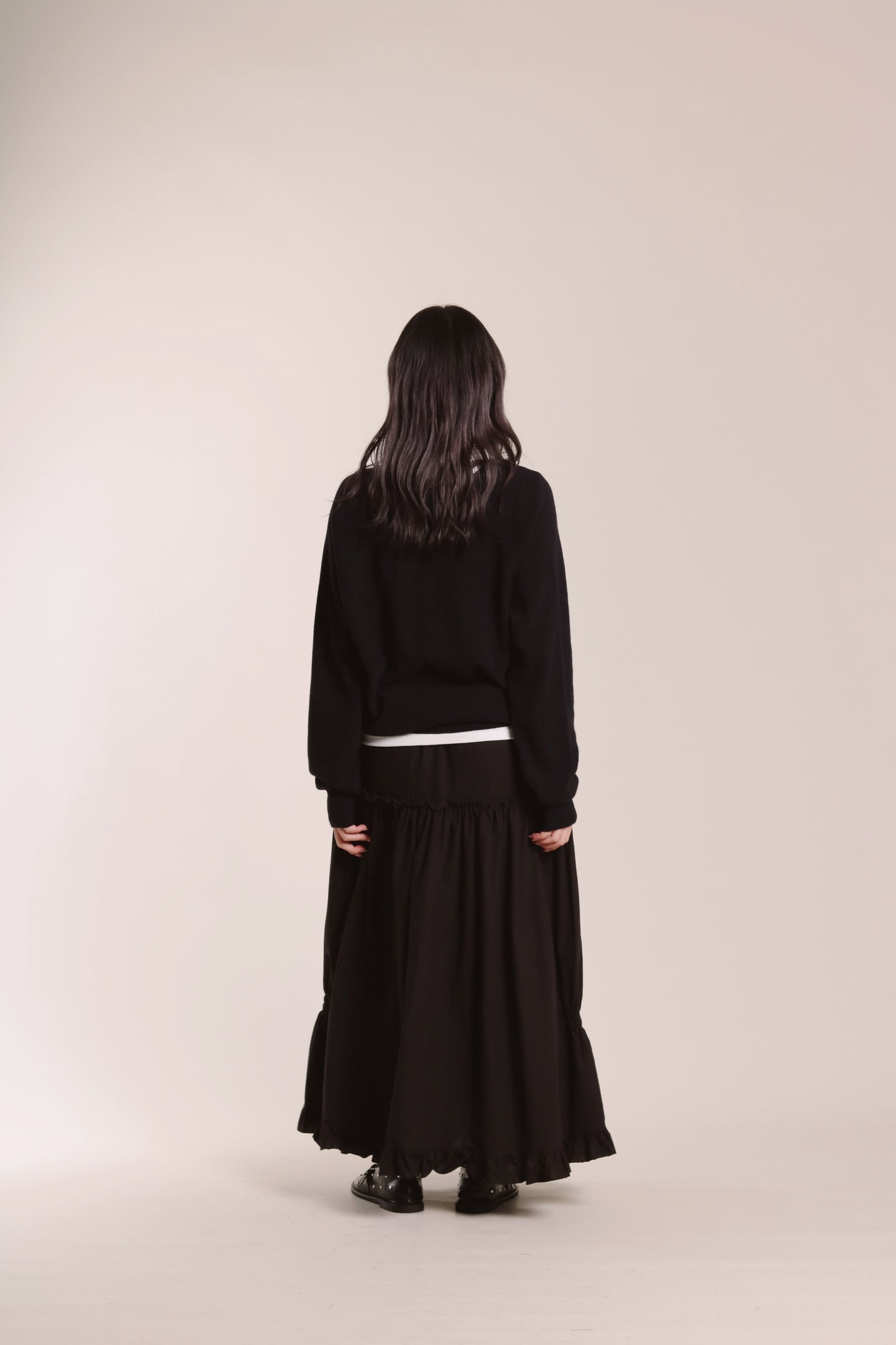 V Neck Sweater (Navy)