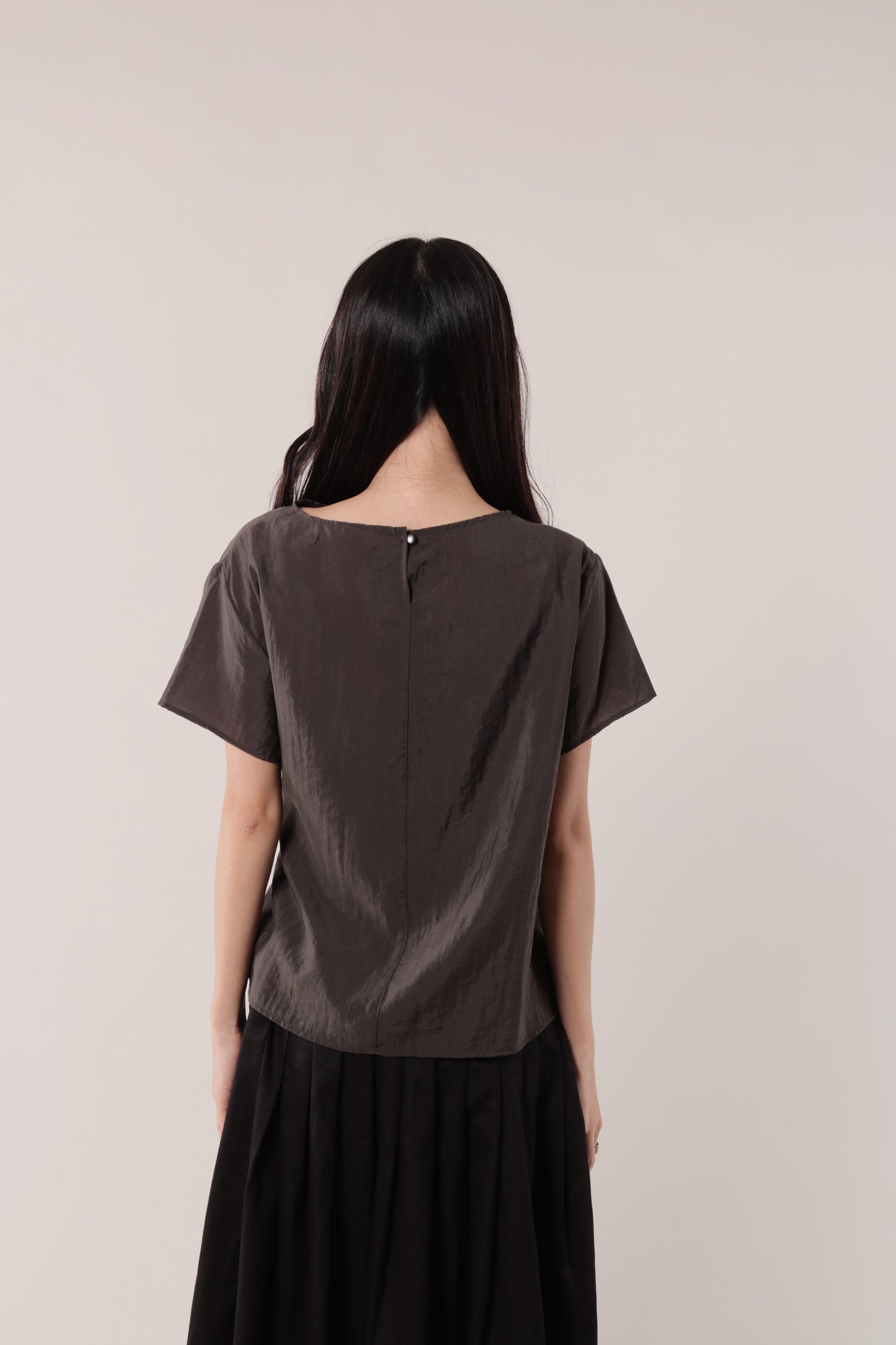 Asymmetric Twist Top (Brown)