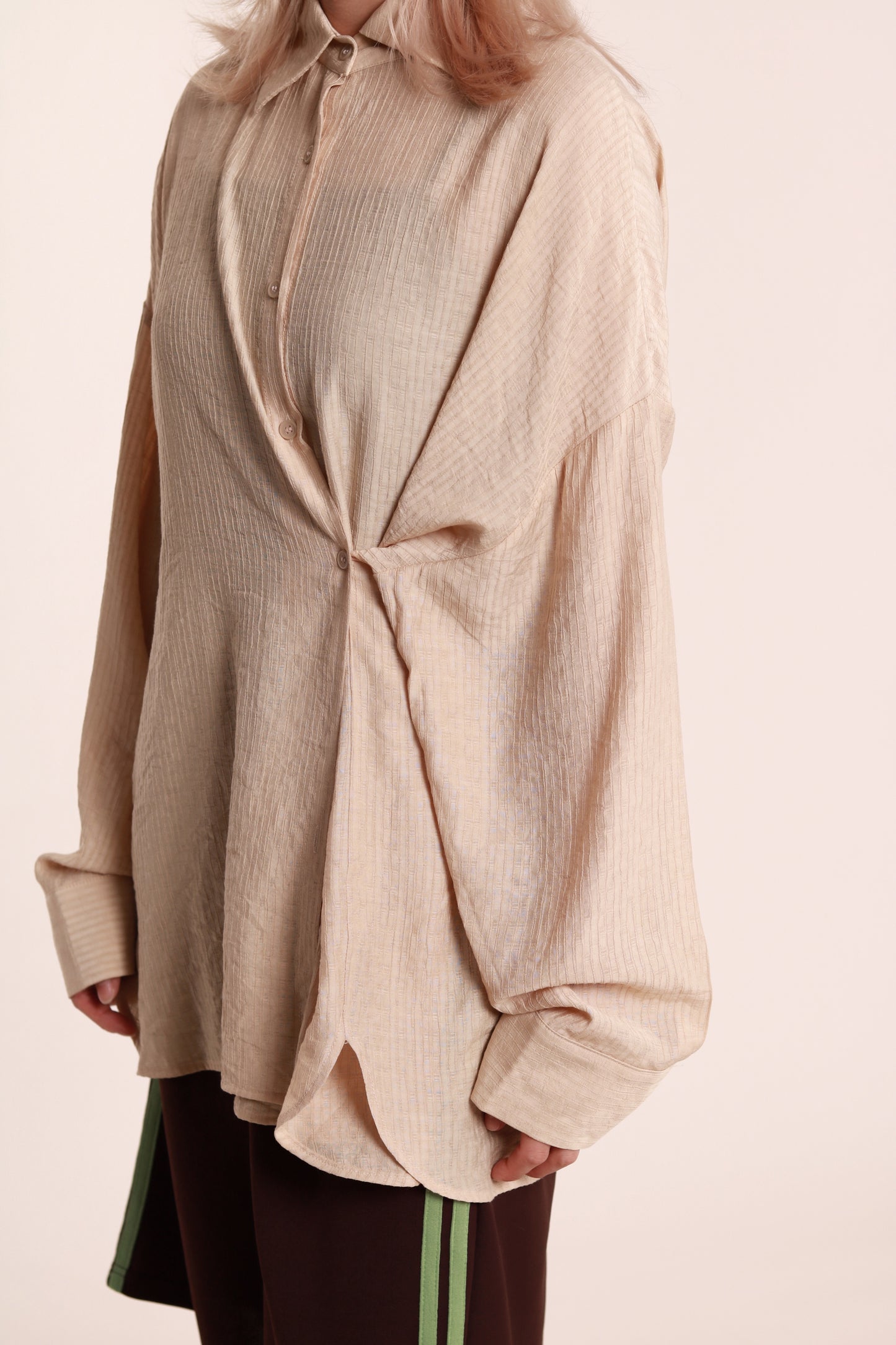 Softy Oversize Shirt (Beige)