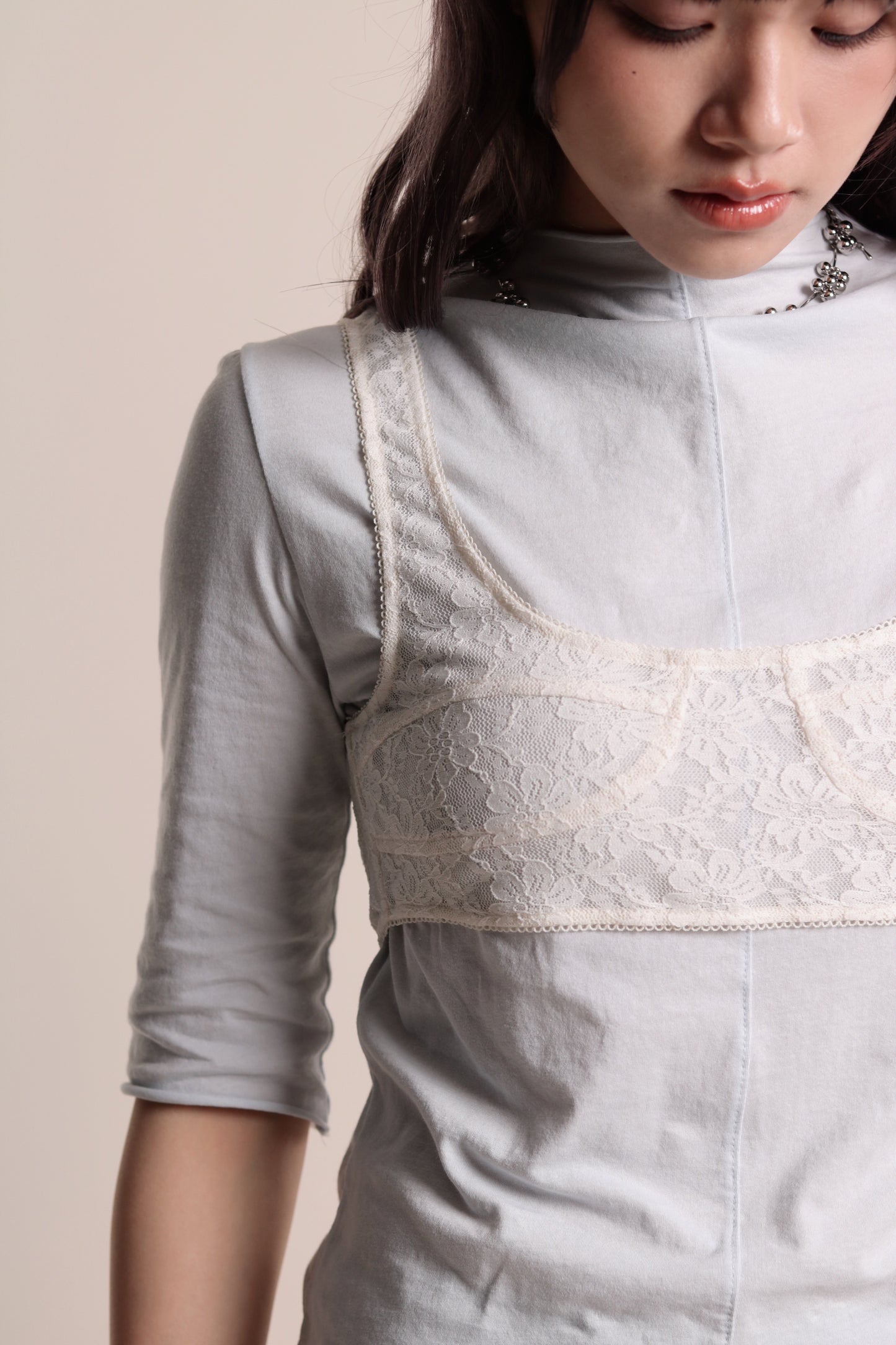 Doll Lace Vest (White)