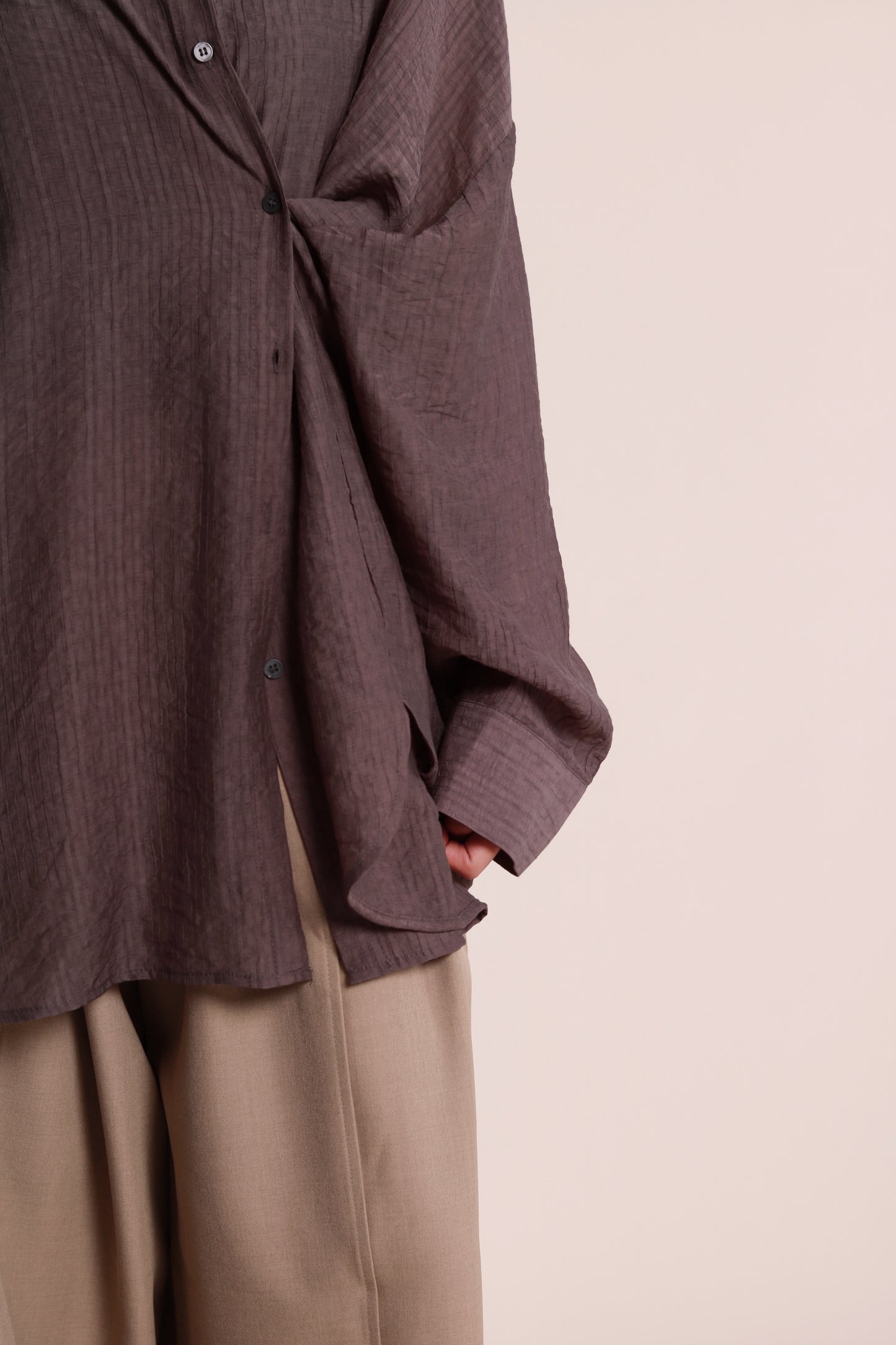 Softy Oversize Shirt (Charcoal)