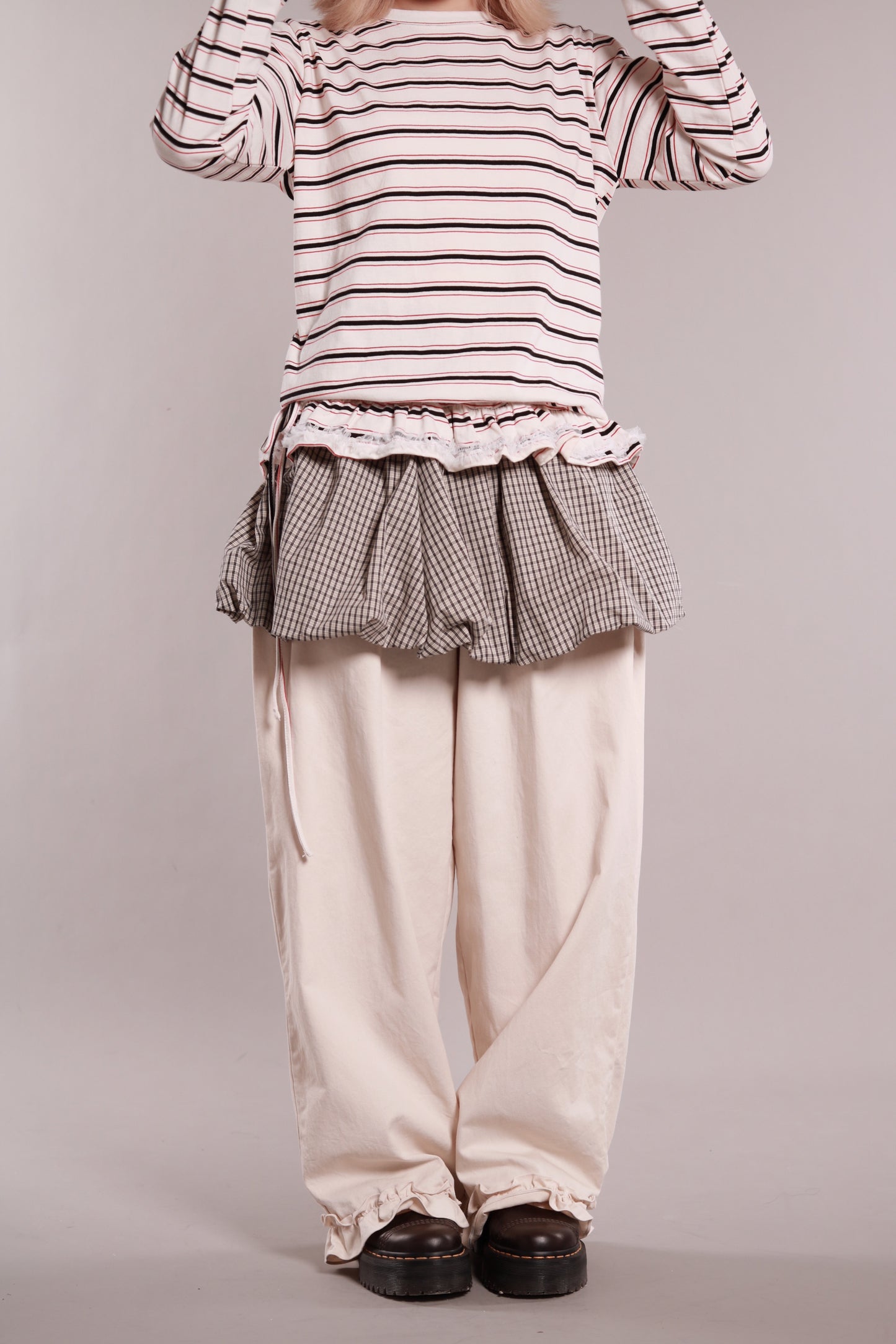 Ballon Mini Skirt (Beige)