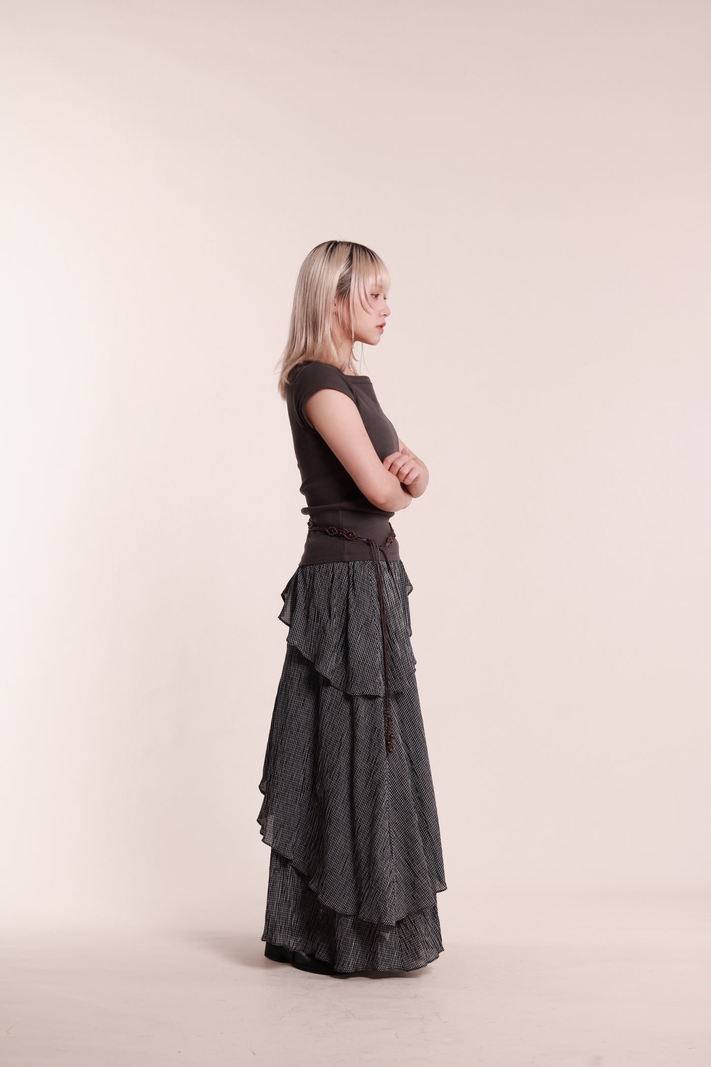 Layered Skirt (Black)