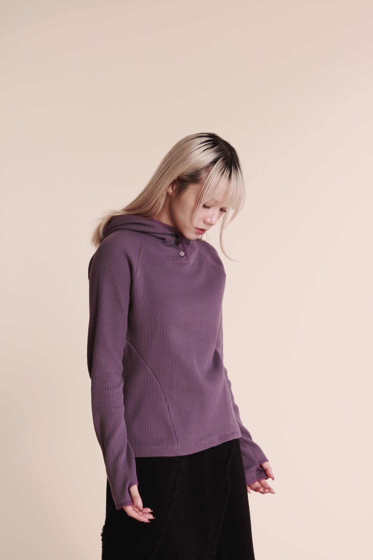 Waffle Boy Top (Purple)