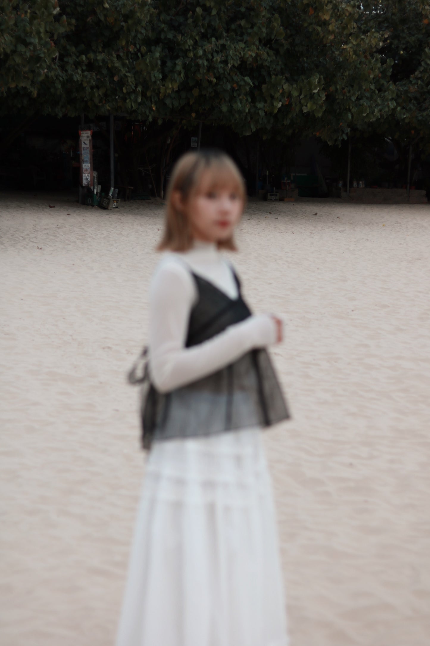 Spring See Through Top (White)