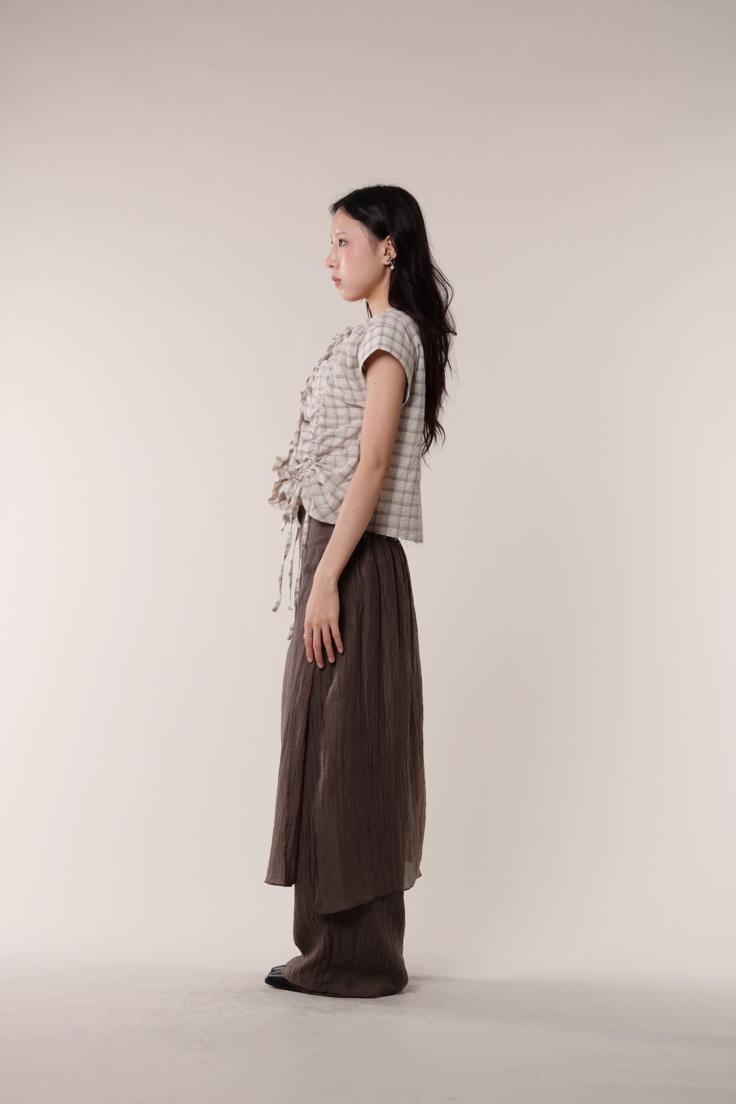 Layered Pants (Brown)