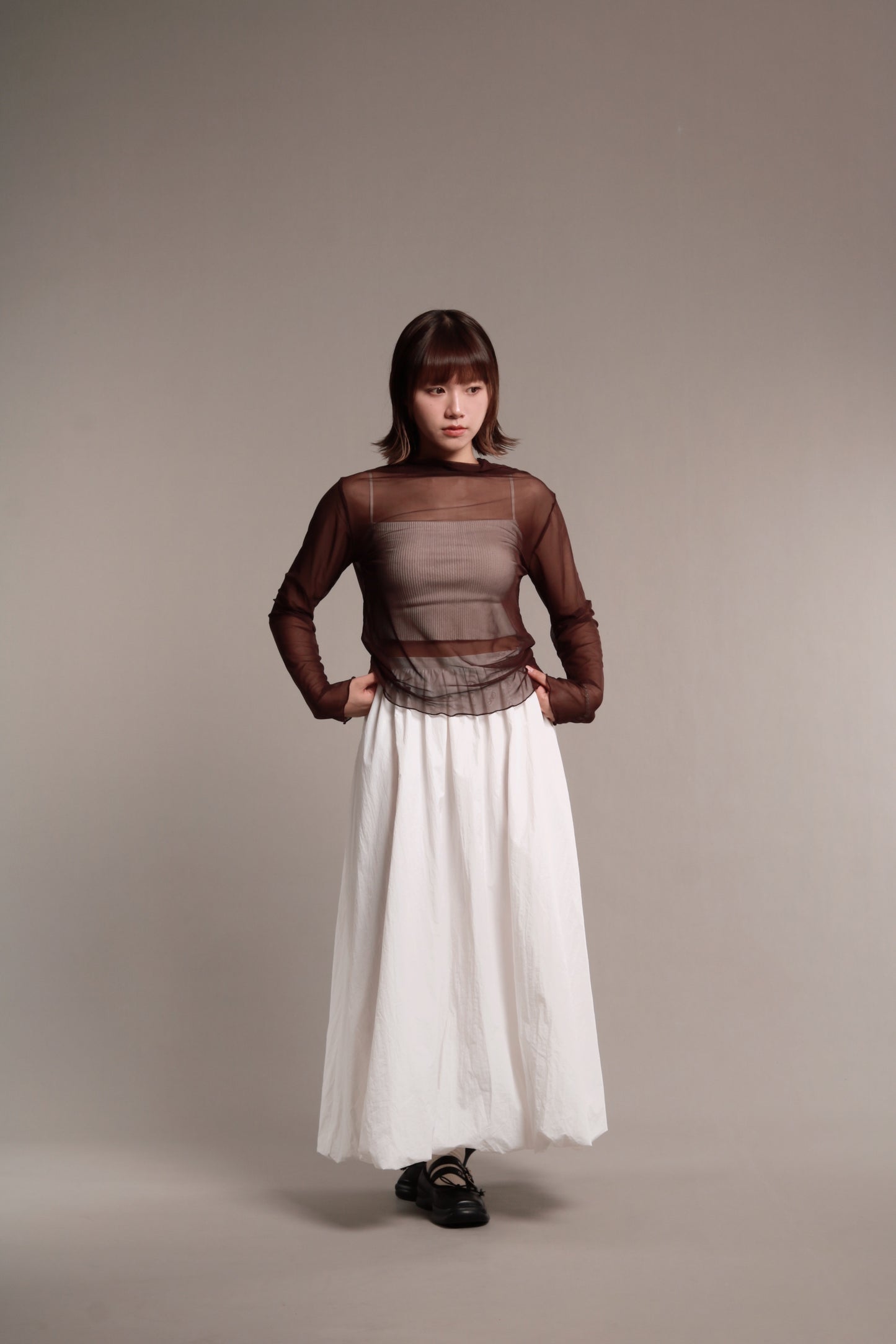 Bubble Skirt (White)