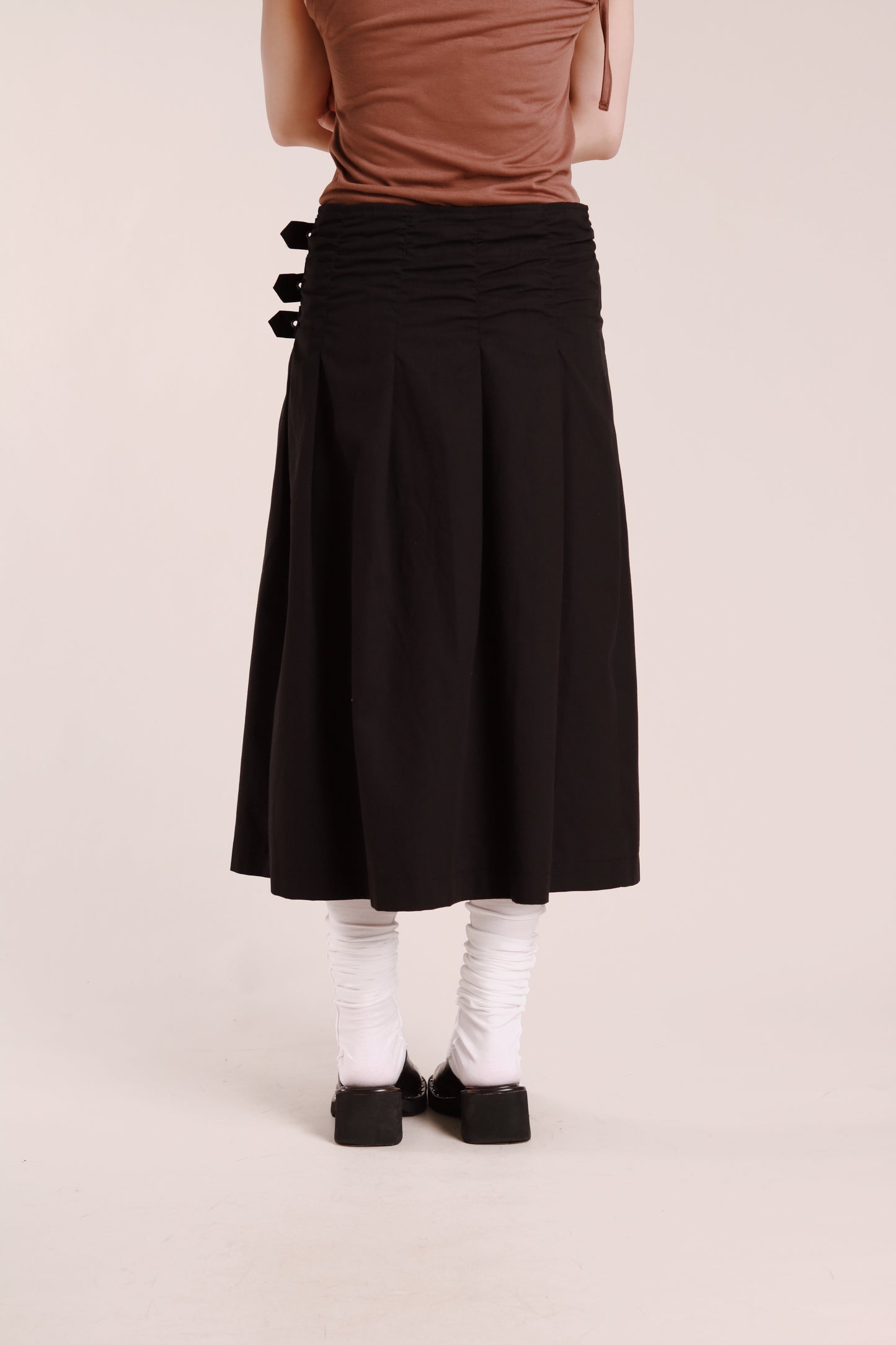 Doll Buckle Skirt (Black)