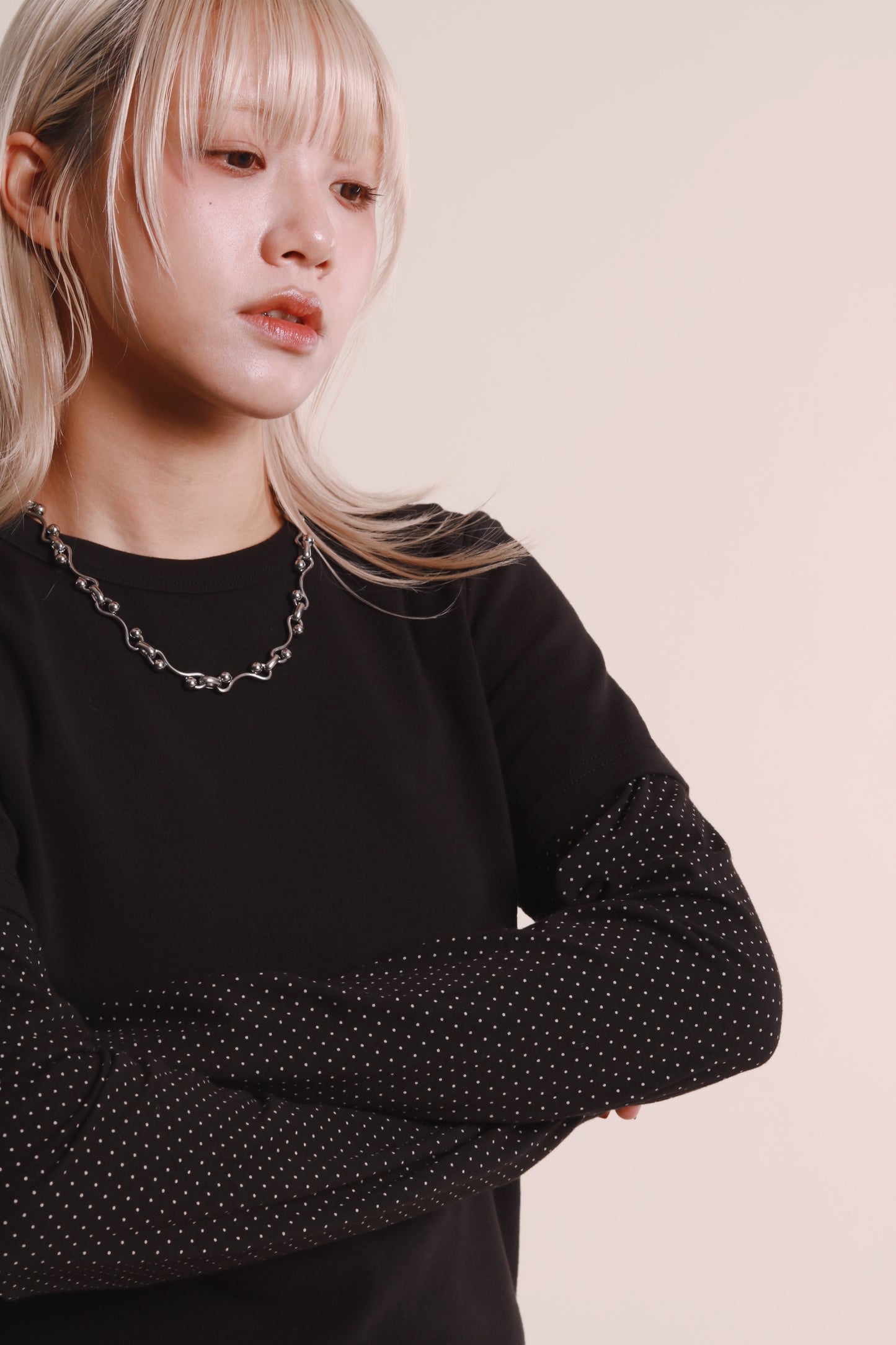 Layered Dot Top (Black)