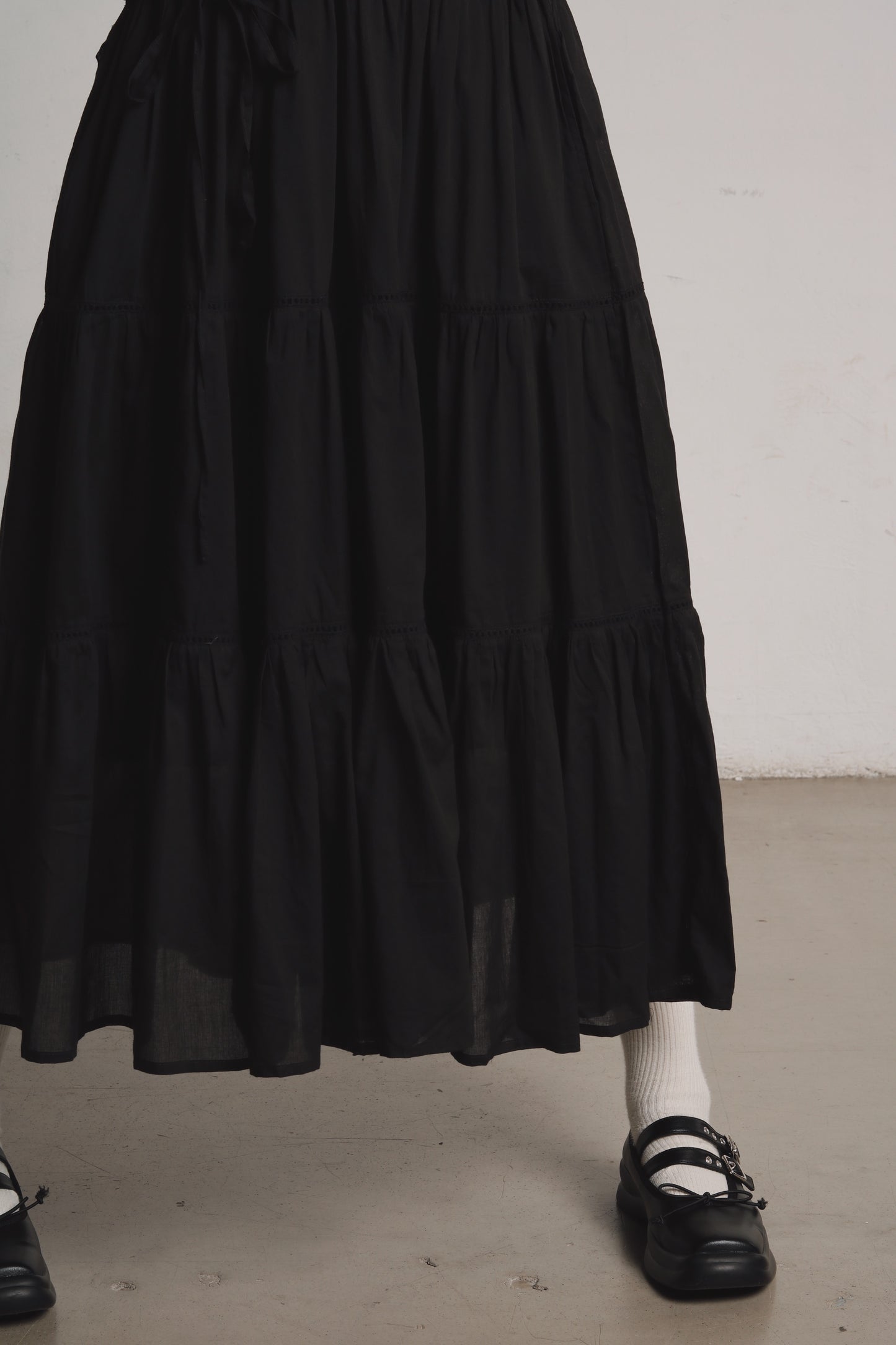 Doll Tiered Dress (Black)