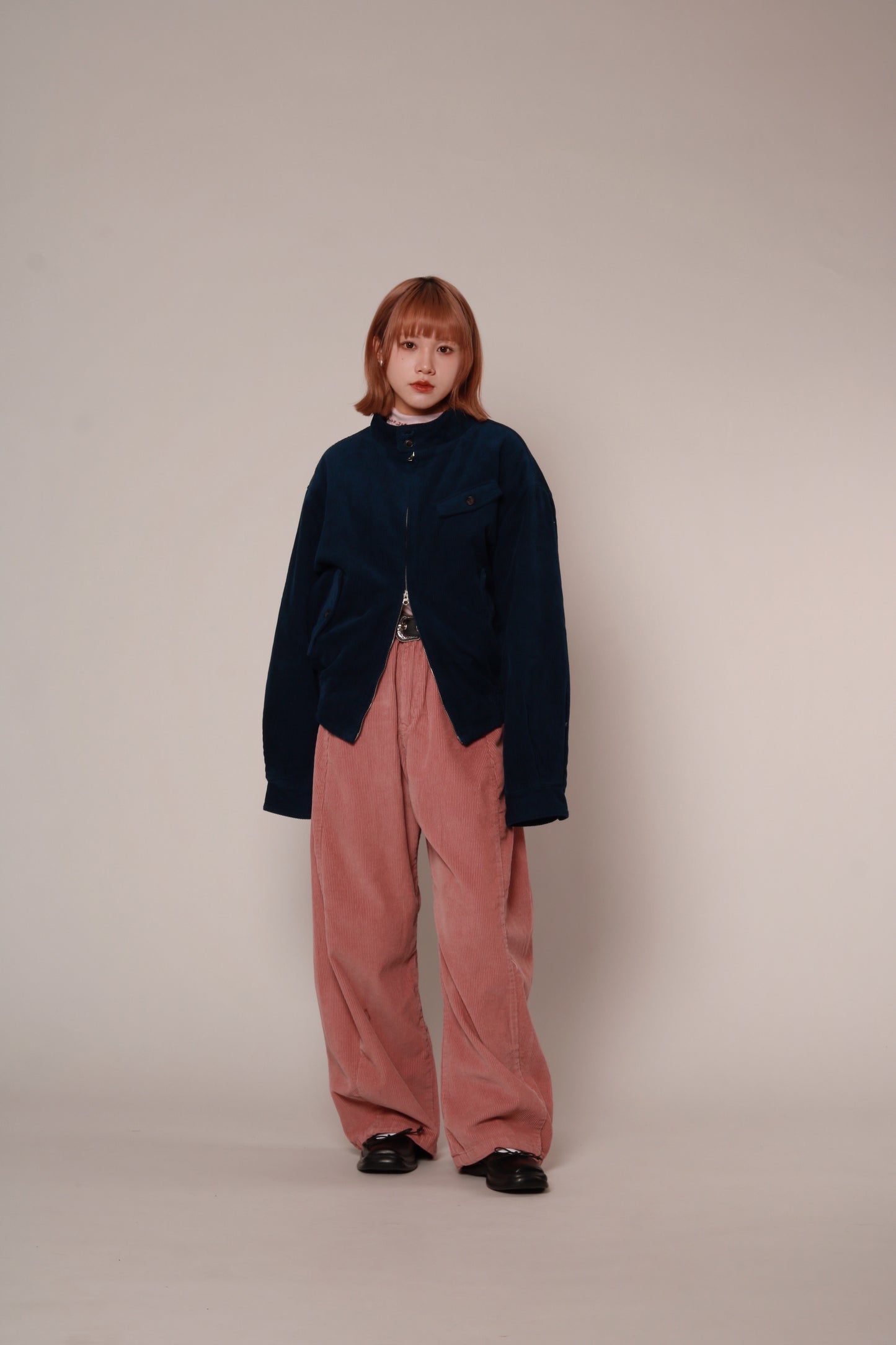 Unisex Corduroy Jacket (Navy)