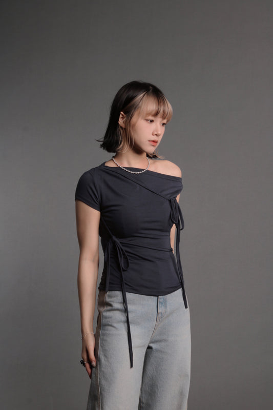 Issac Top (Grey Blue)