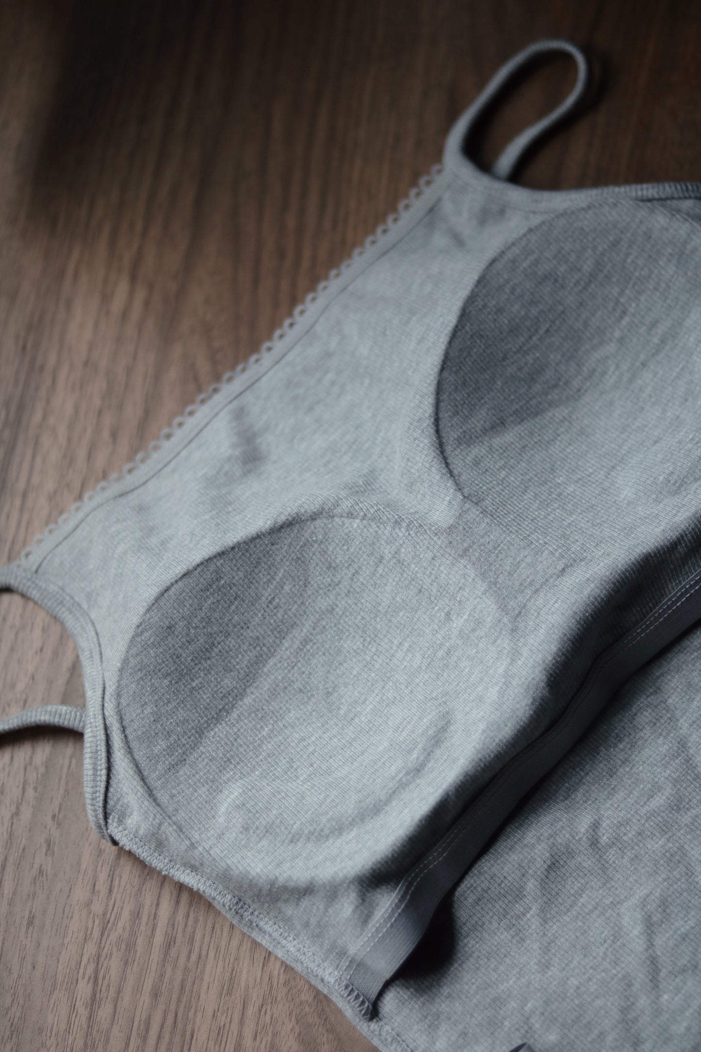 Ribbon Bra Top (Grey)