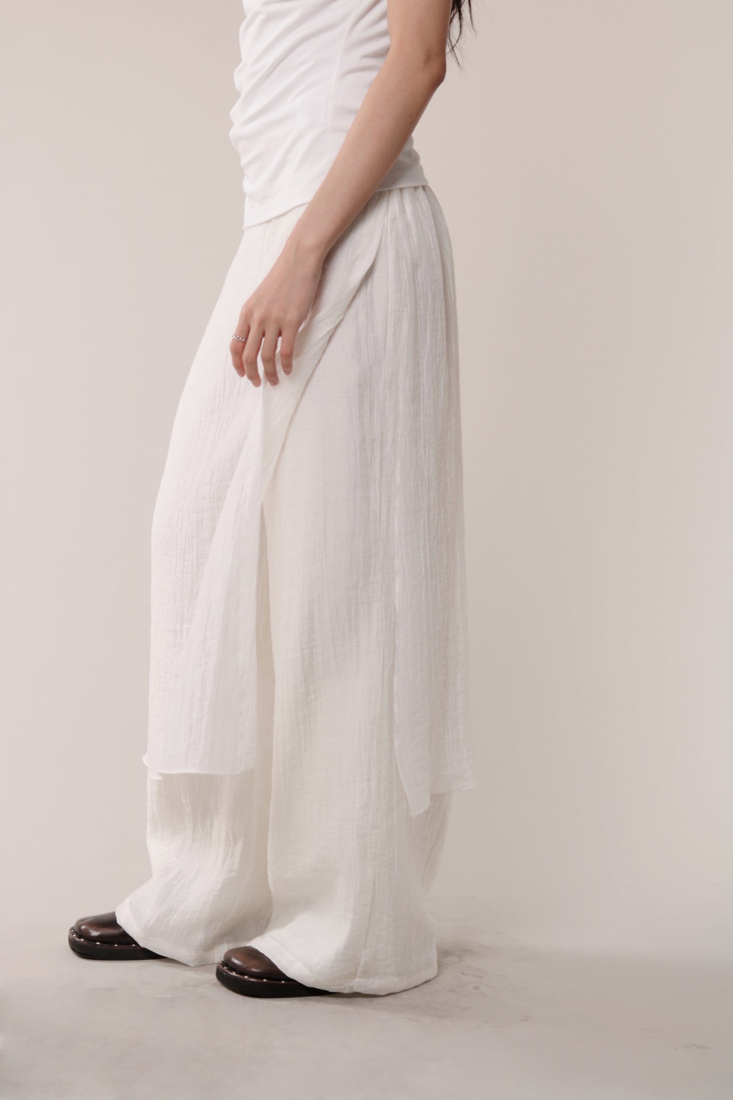 Layered Pants (Ivory)
