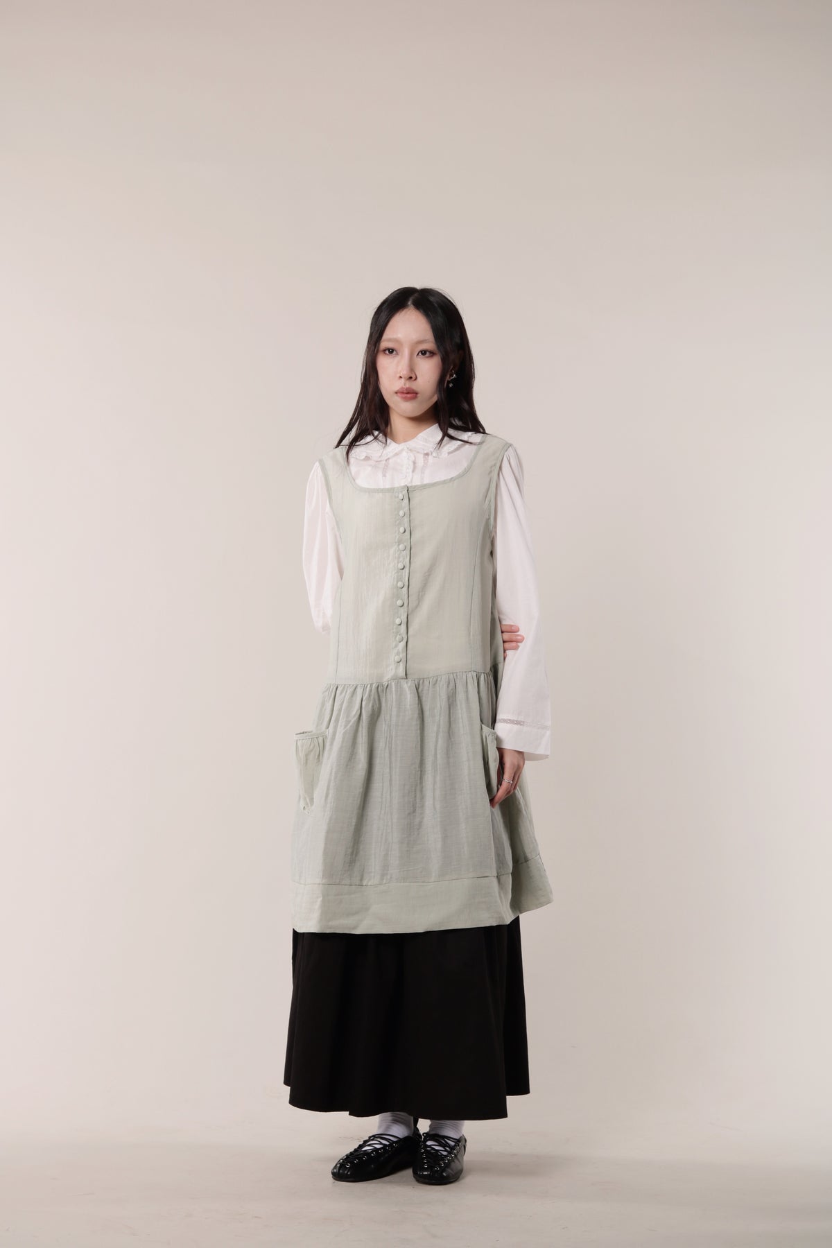 Pleated Skirt (Black)
