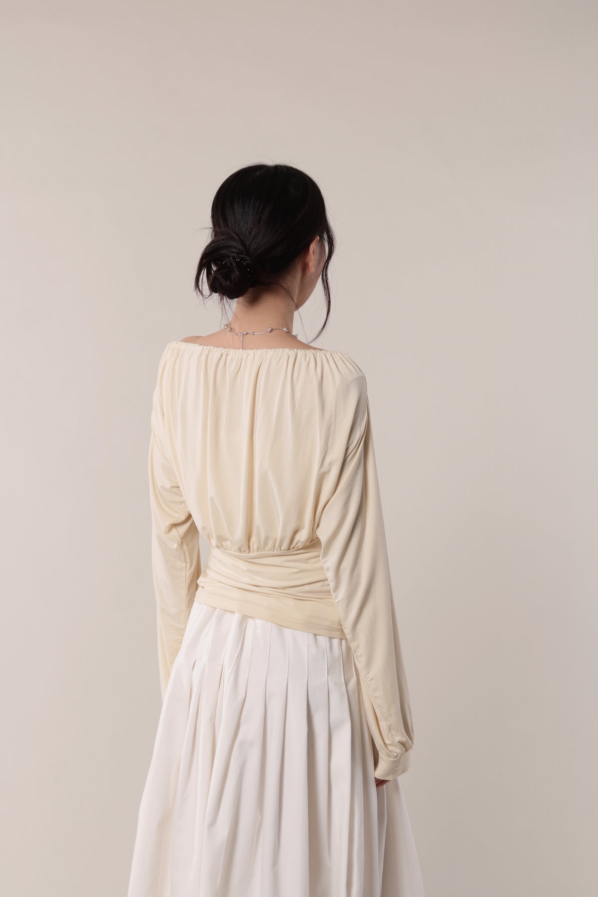 Luna Gathered Top (Yellow)
