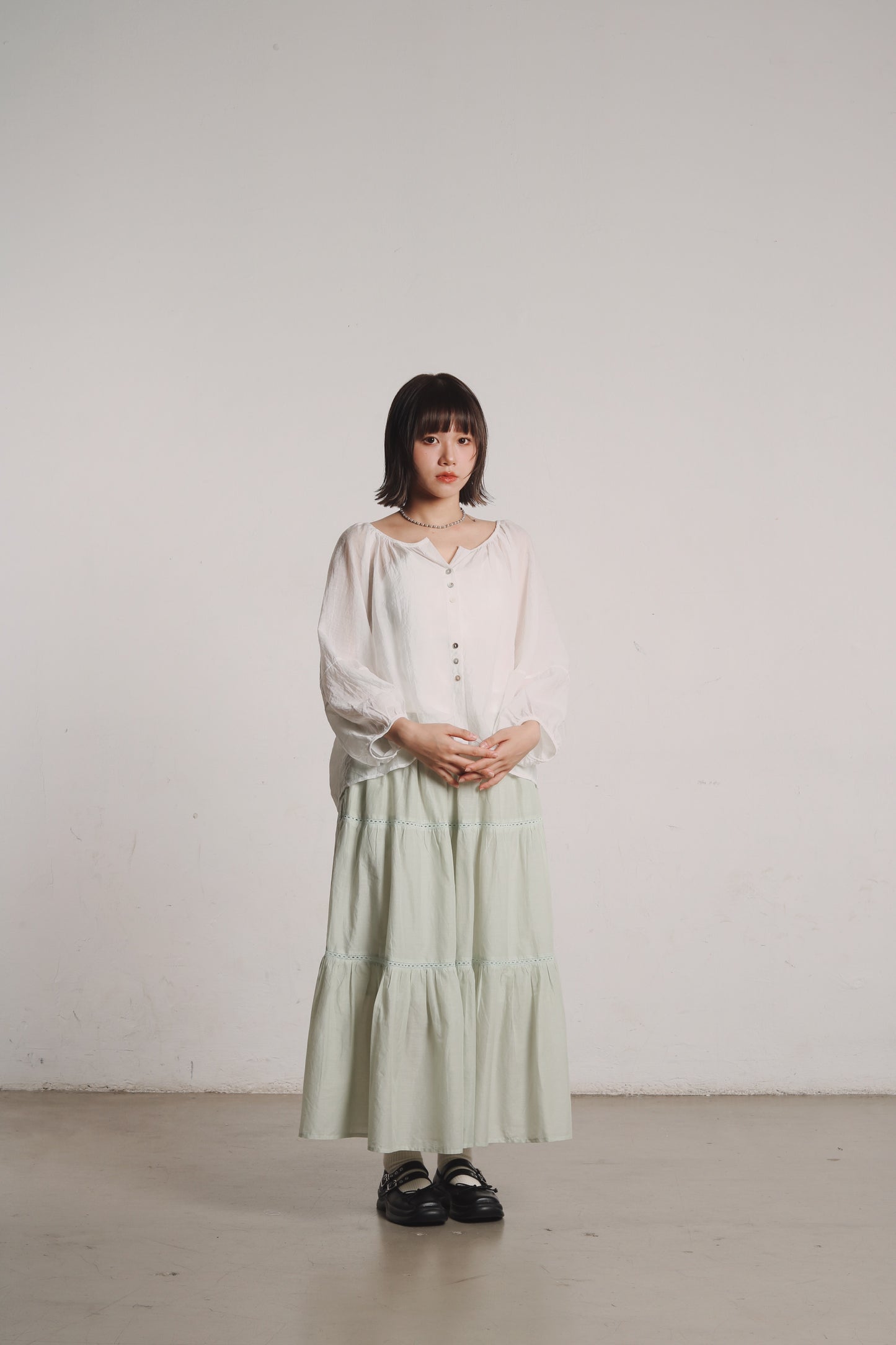 Doll Tiered Skirt (Mint)