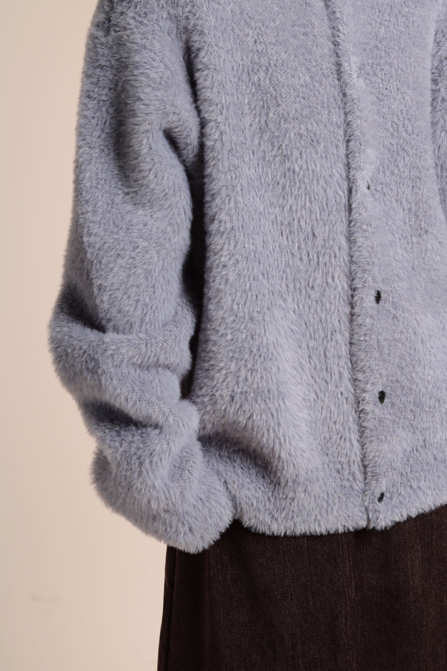 Fluffy Cardigan (Baby Blue)