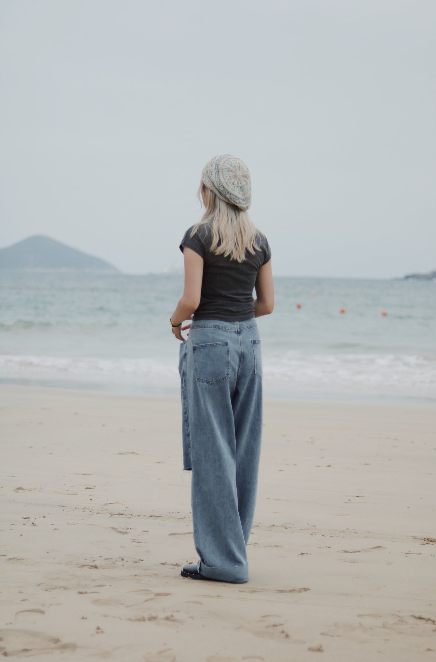 Cap Sleeve Mock Neck Top (Brown)