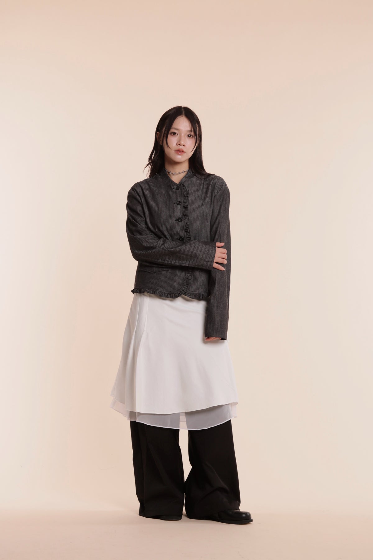 Edgy Skirt (White)