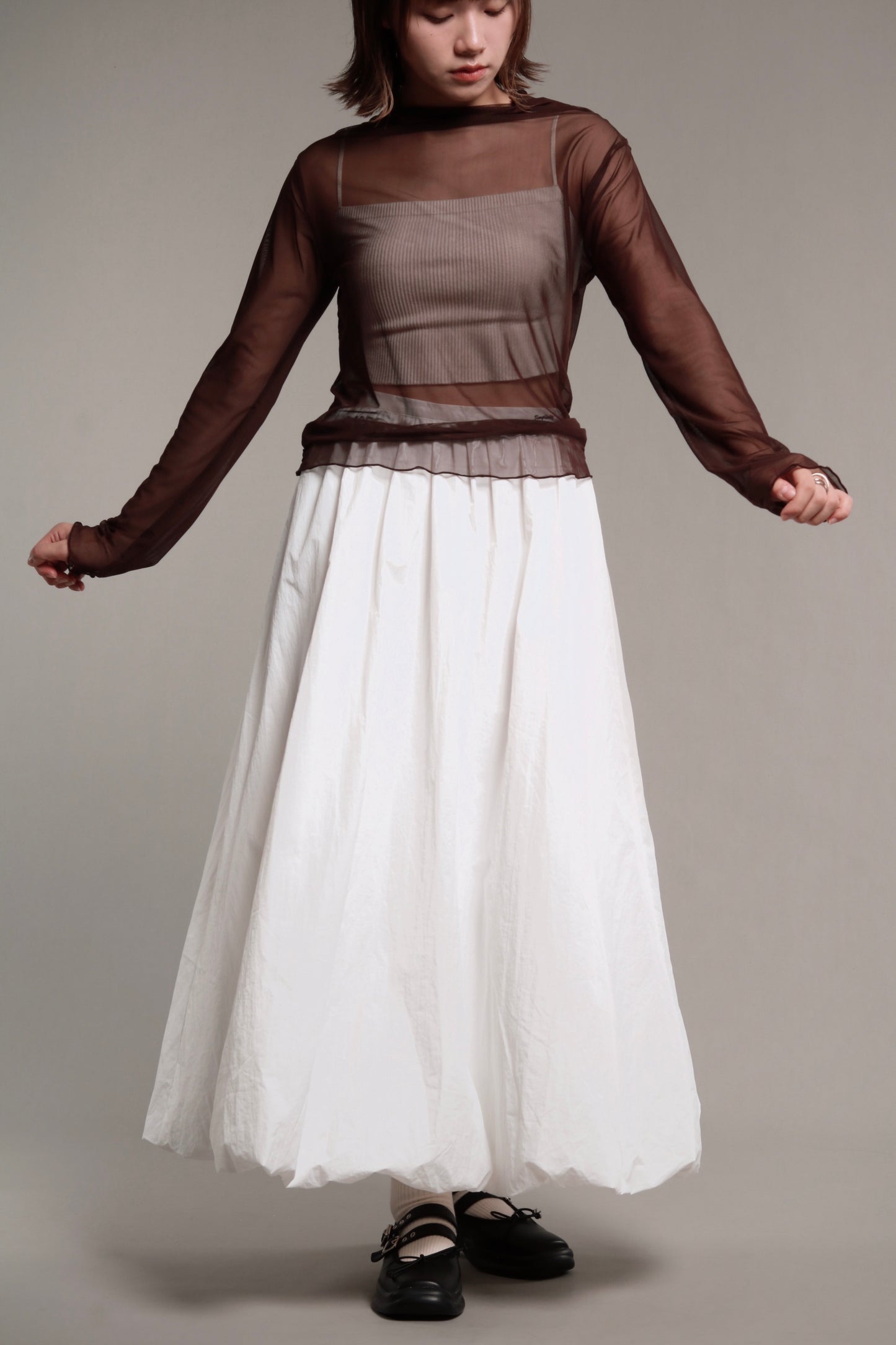 Bubble Skirt (White)