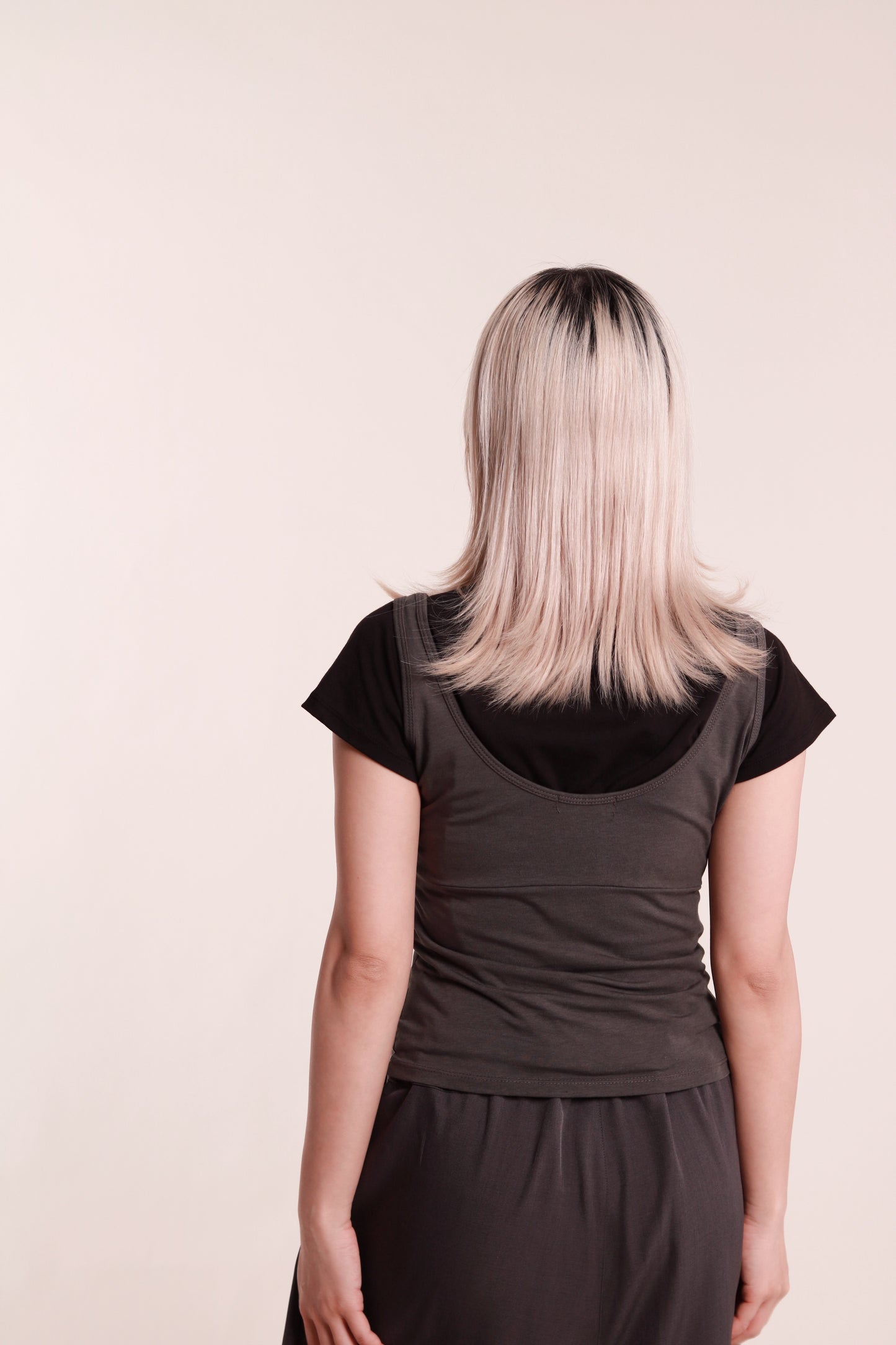 Lyla Tee Set (Charcoal)