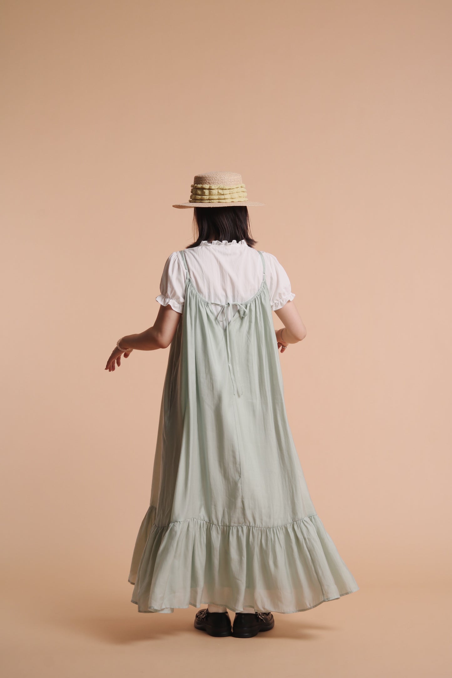 Doll Flora Dress (Mint)