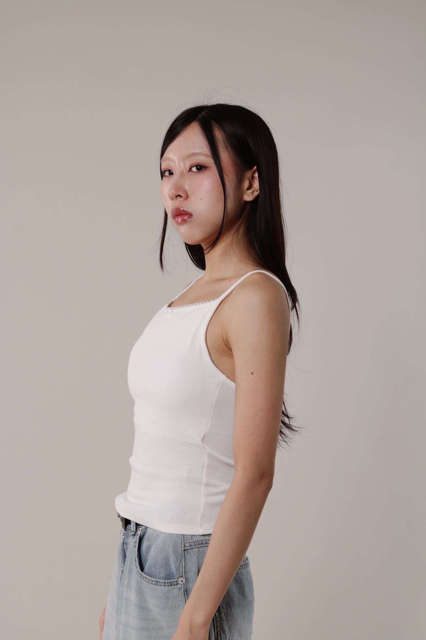Ribbon Bra Top (White)