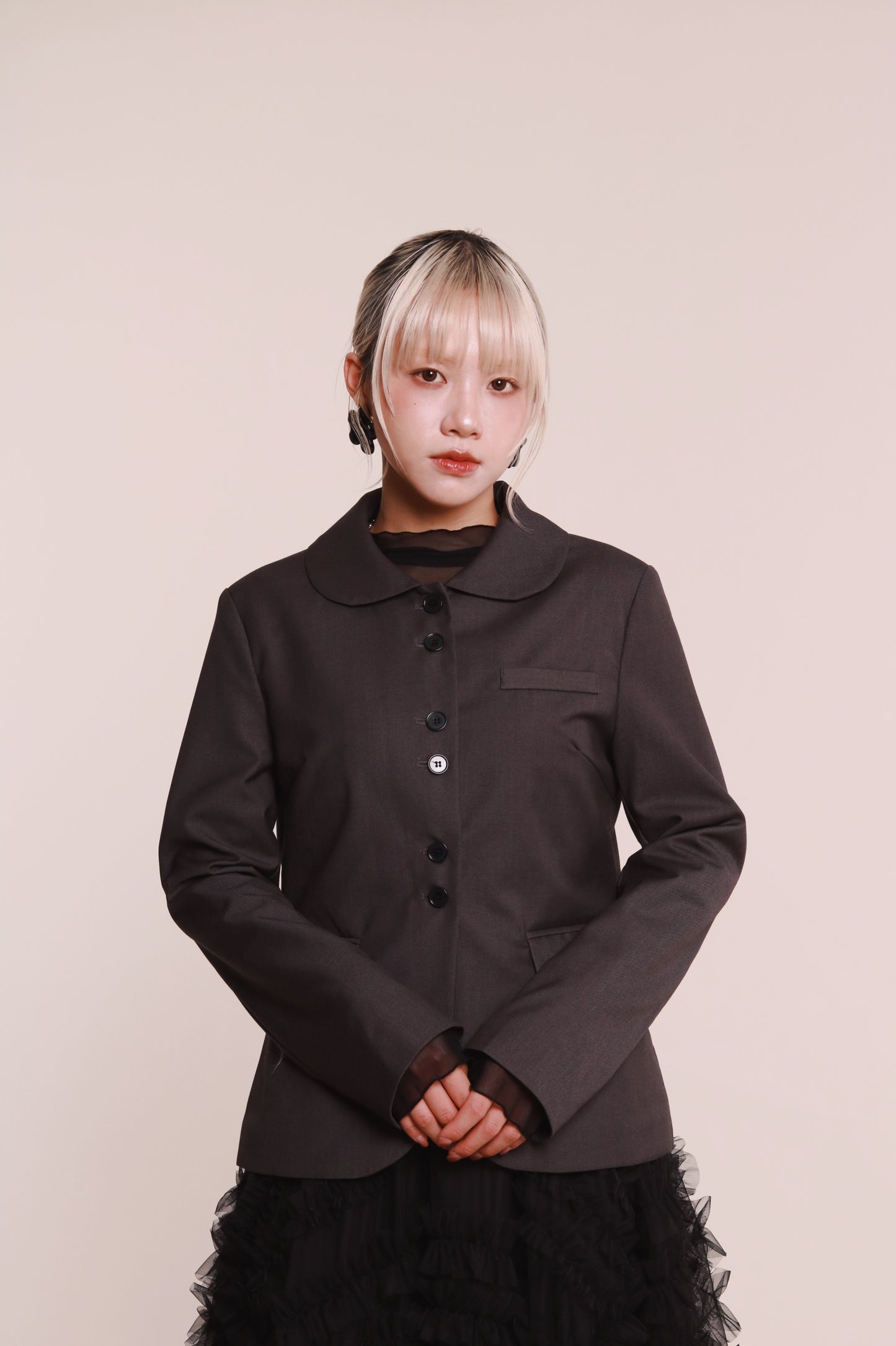 Doll Blazer (Charcoal)