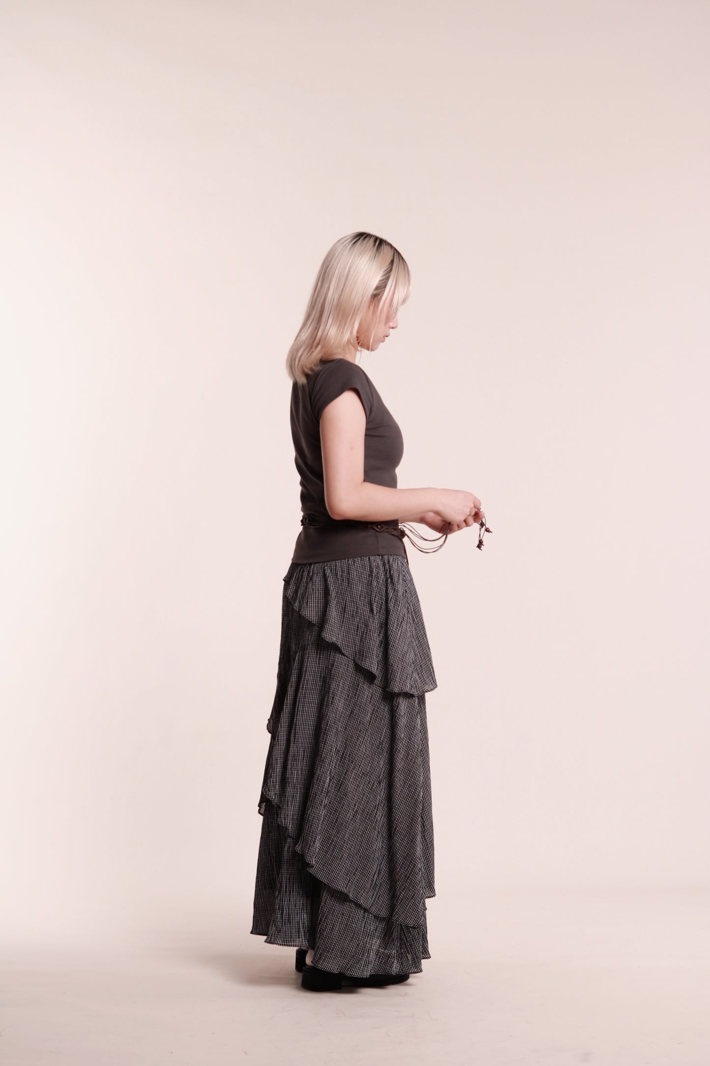 Layered Skirt (Black)
