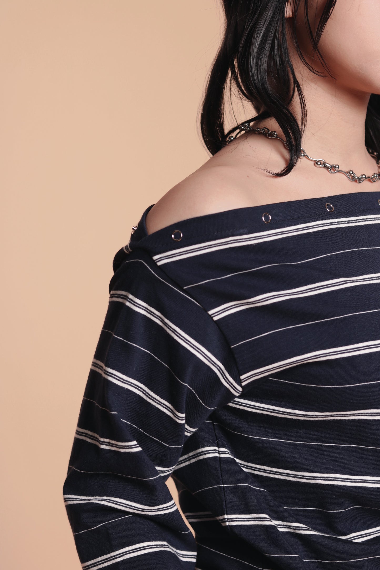 Striped Top (Navy)