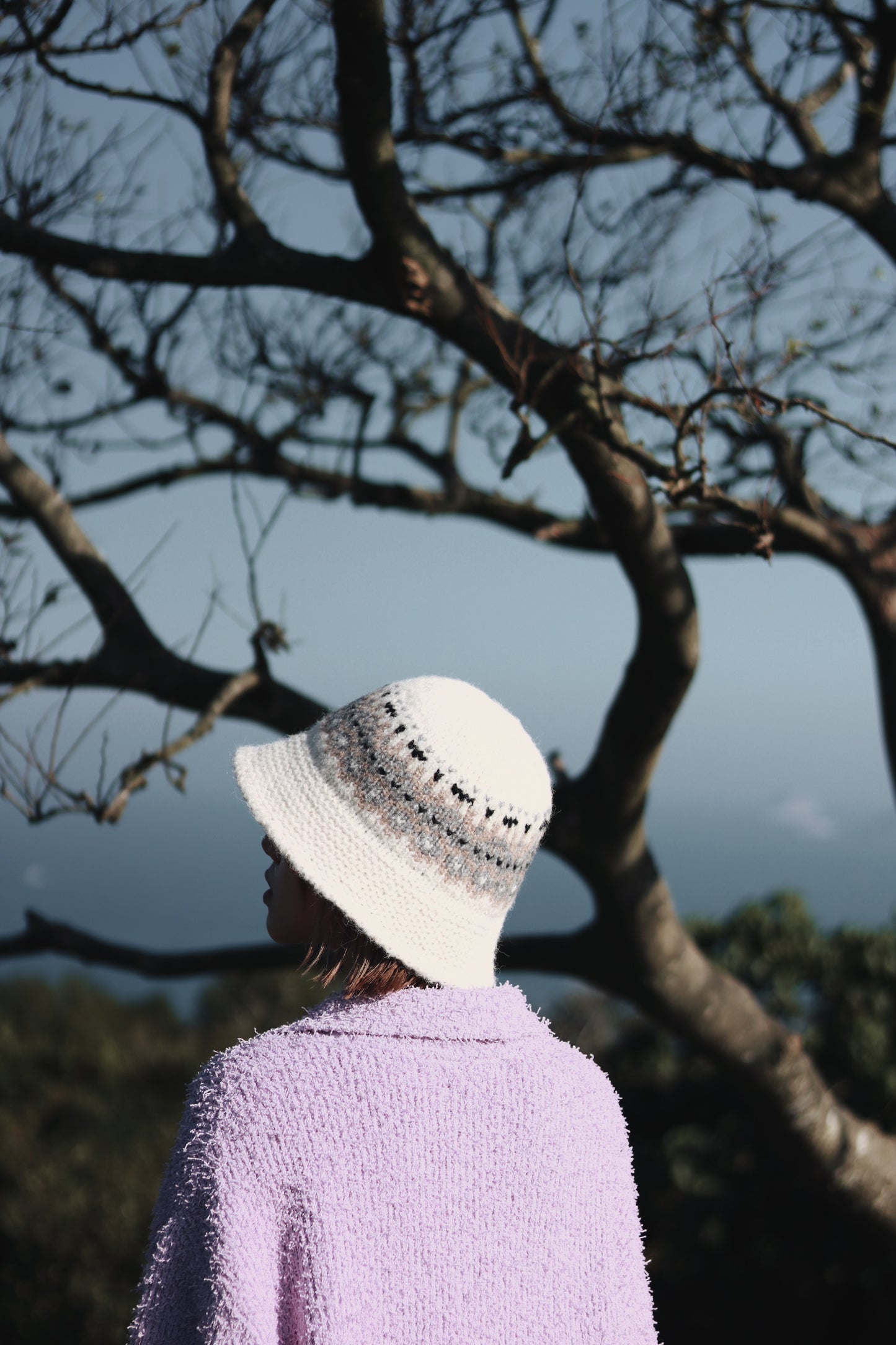 Snow Bucket Hat (Ivory)